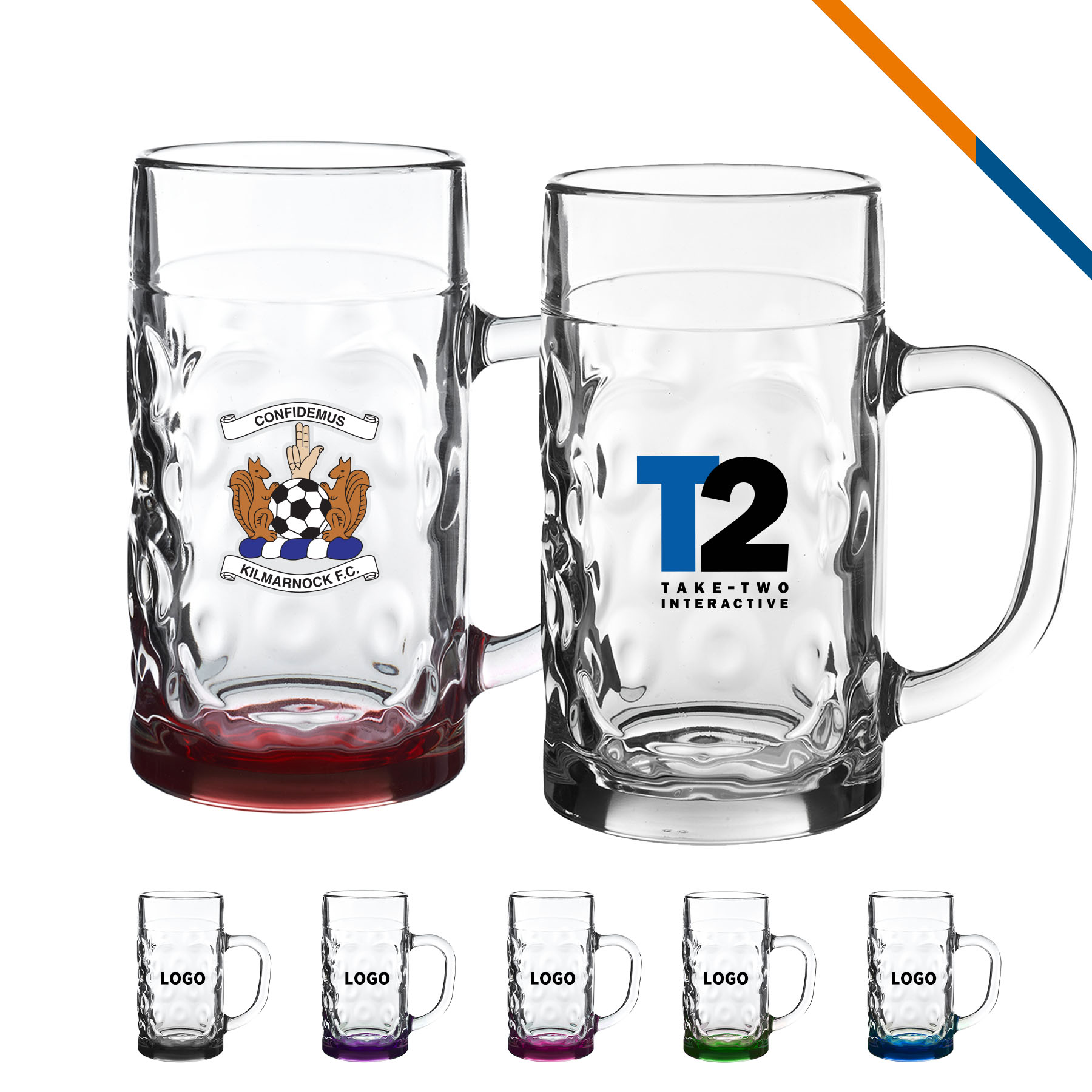 Libbey Bisant Beer Mugs - 40.5 OZ. 2