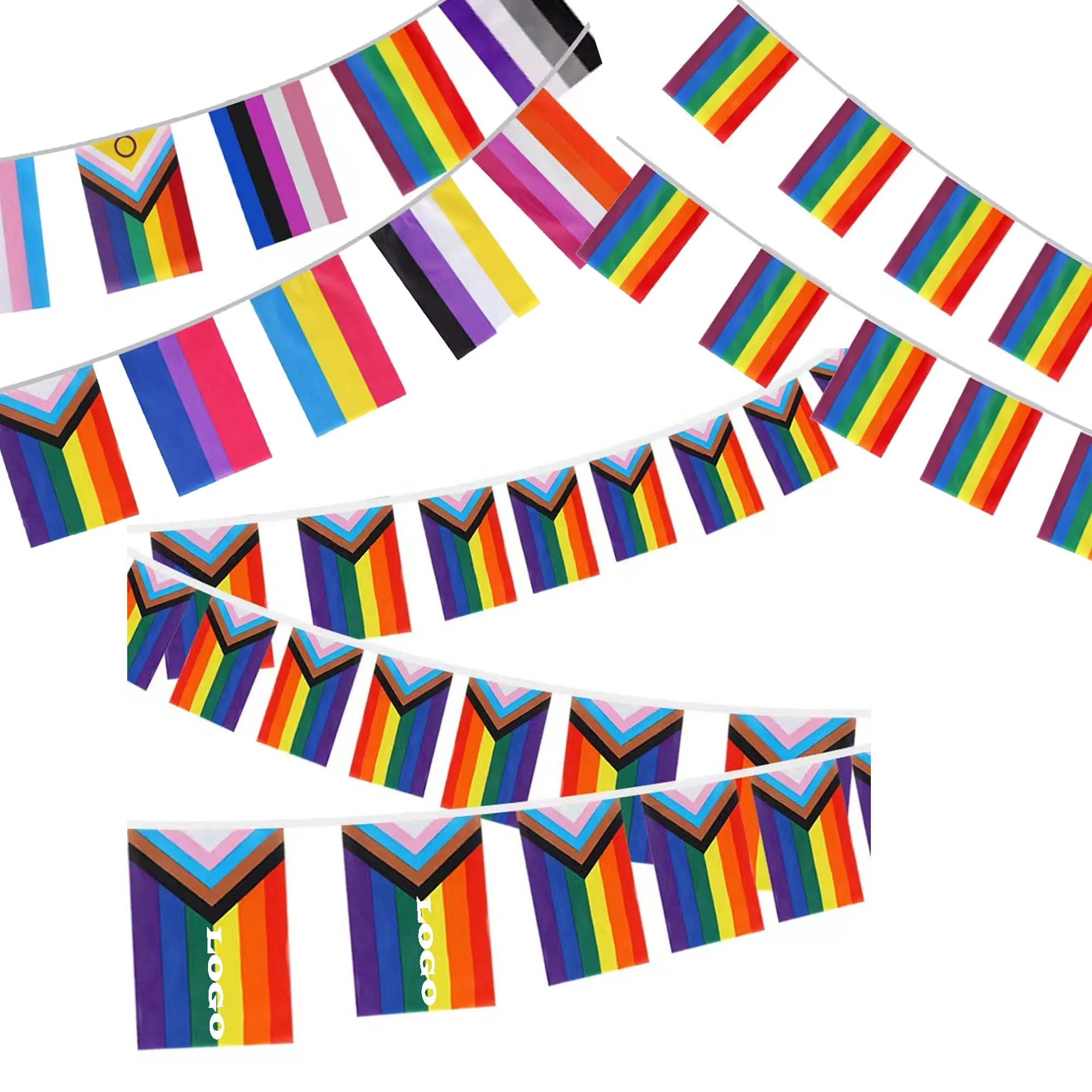 Progressive Pride LGBTQ Flags Banner 3