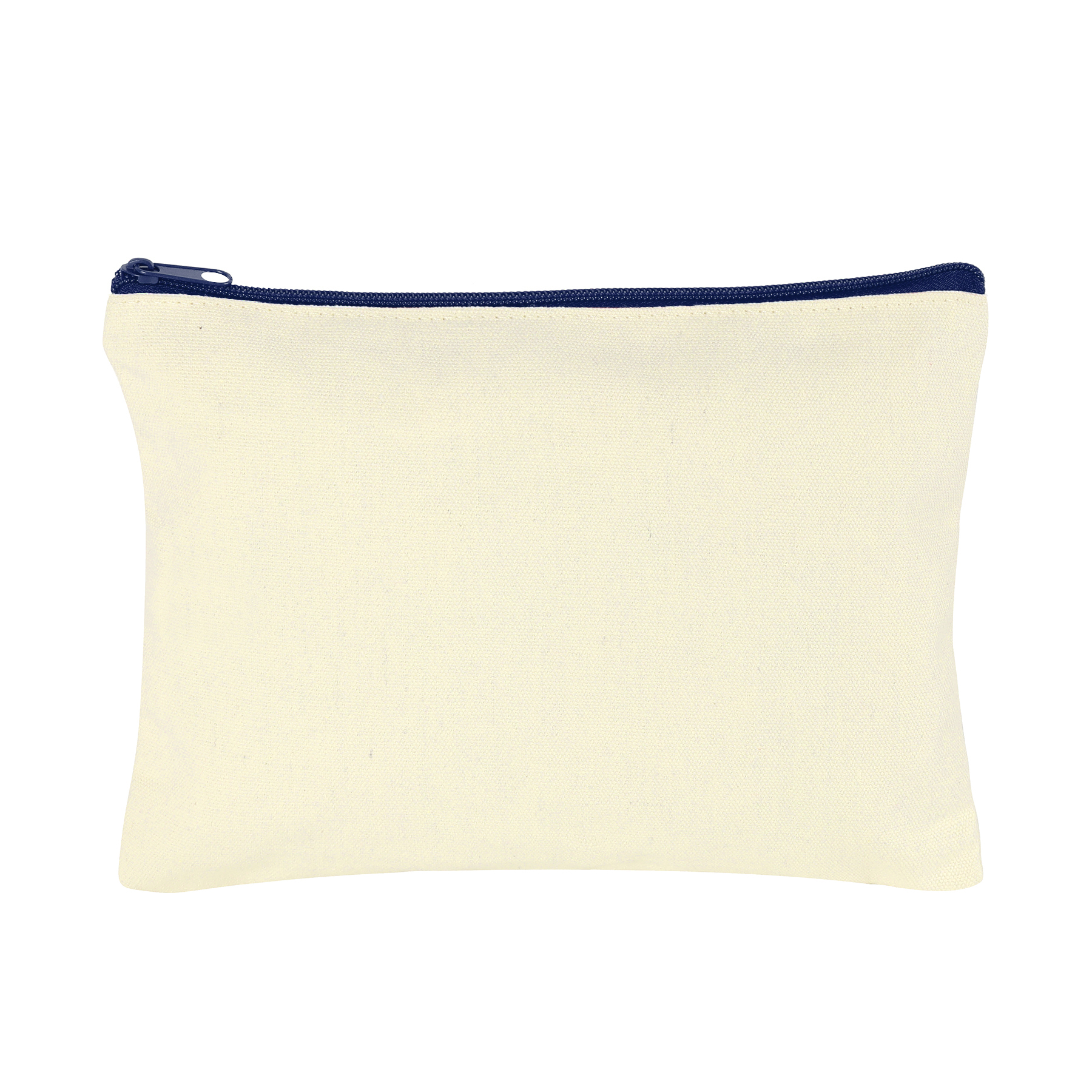 Large Travel Cotton Canvas Zip Pouch 11
