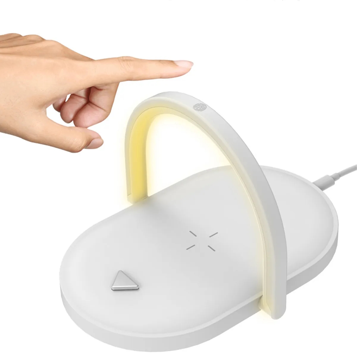 Wireless Charging Bedside Night Light Holder Three-In-One 2