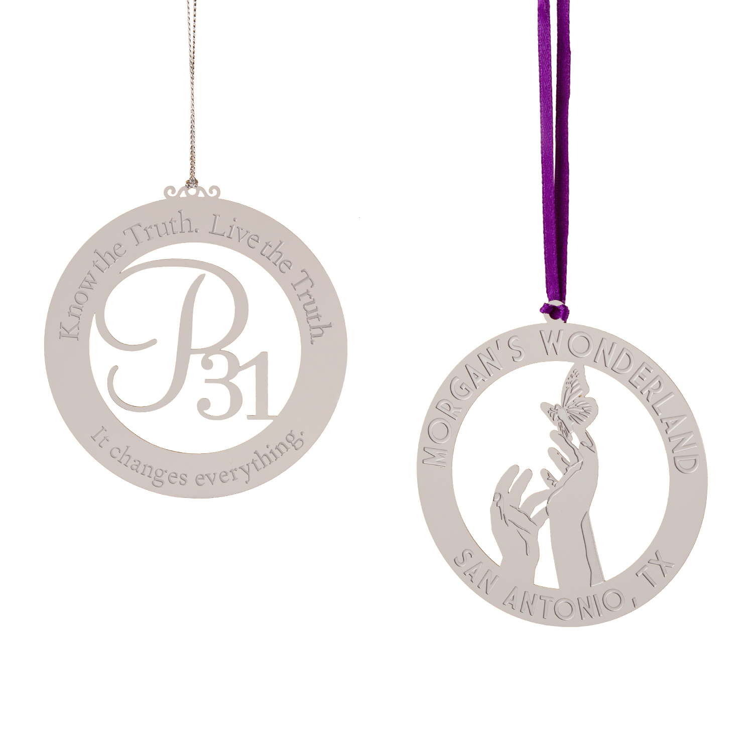 2" Ornament - Etched 5