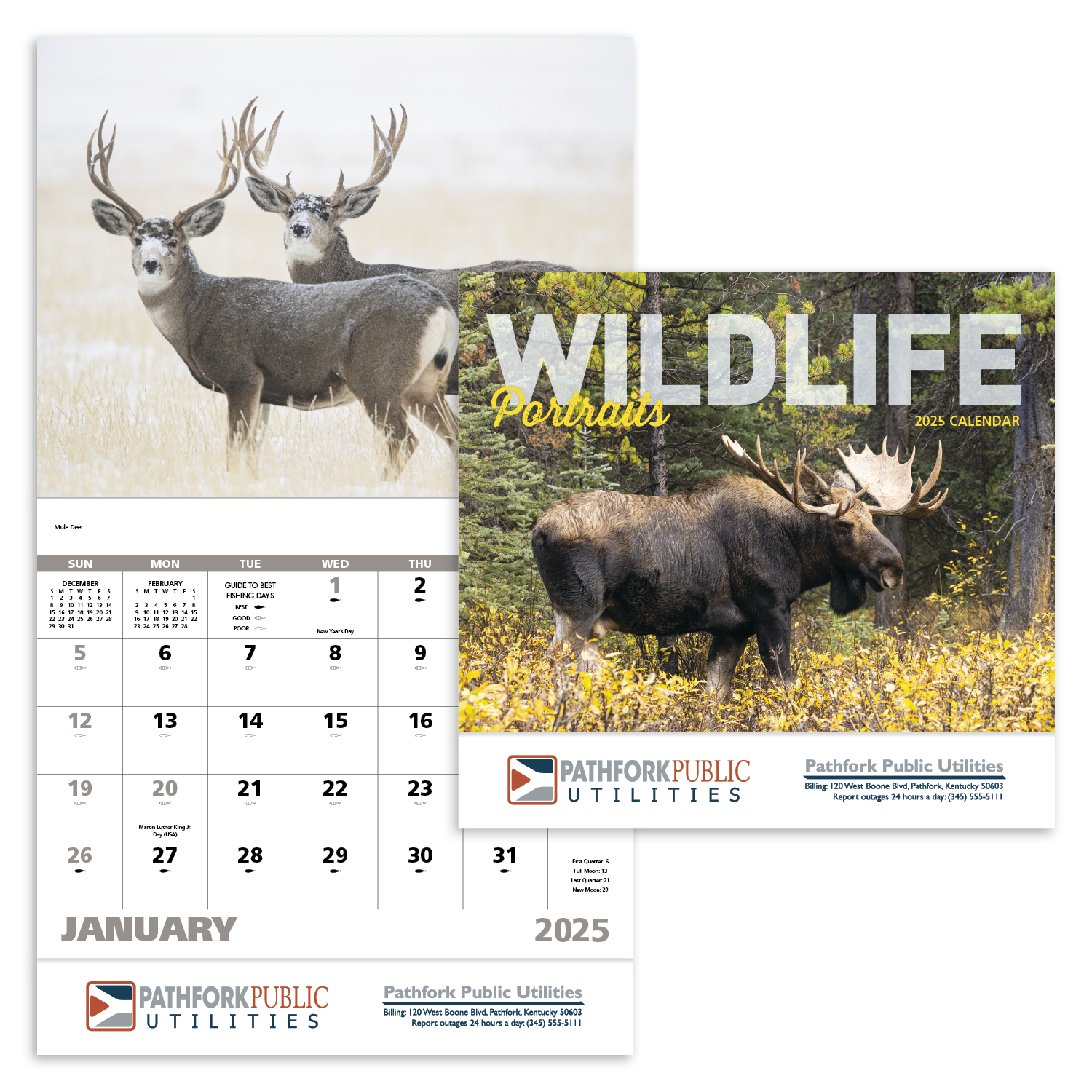 Good Value™ Wildlife Portraits - Stapled Calendar 34
