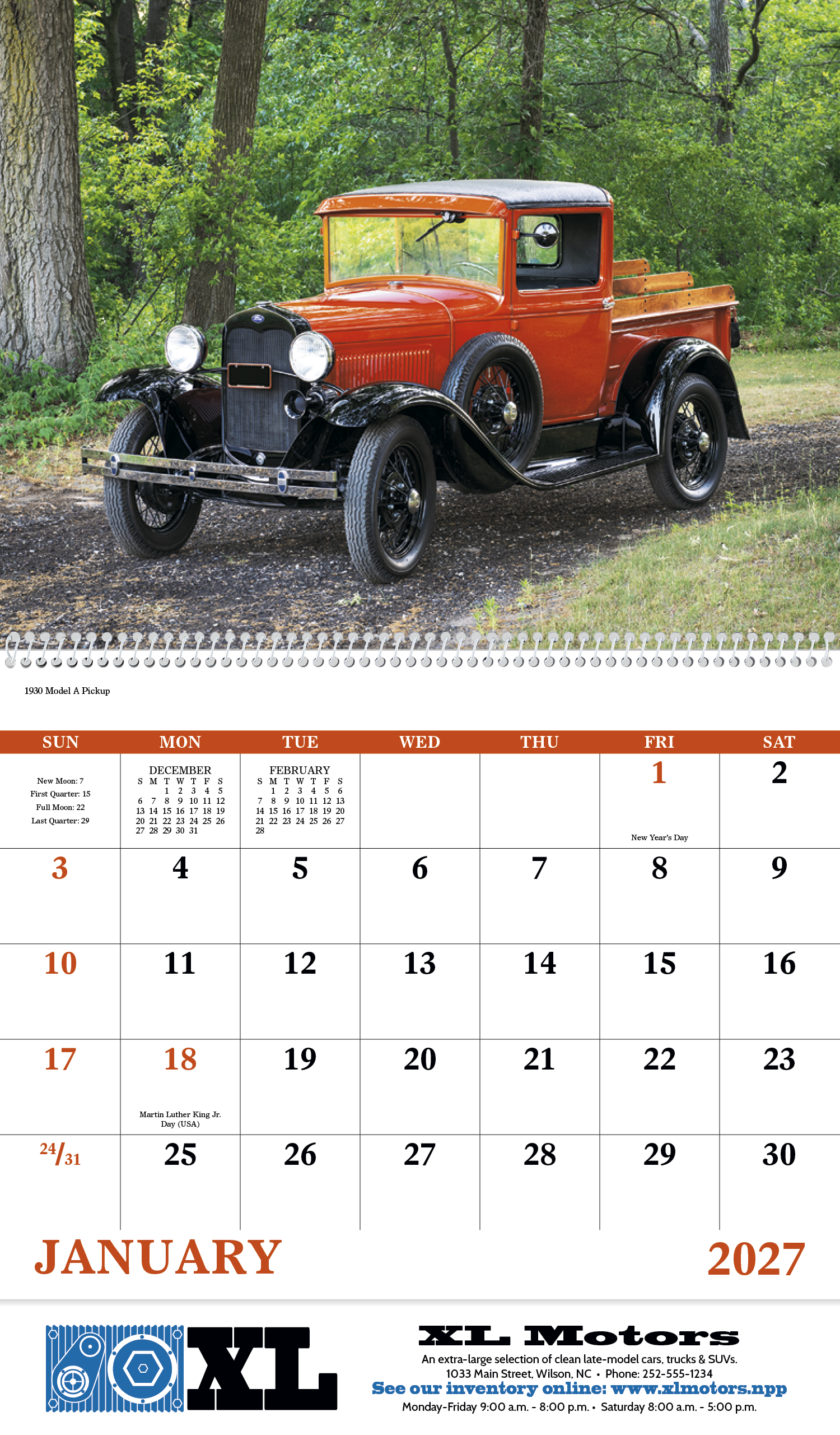 Good Value™ Treasured Trucks - Spiral Calendar 66