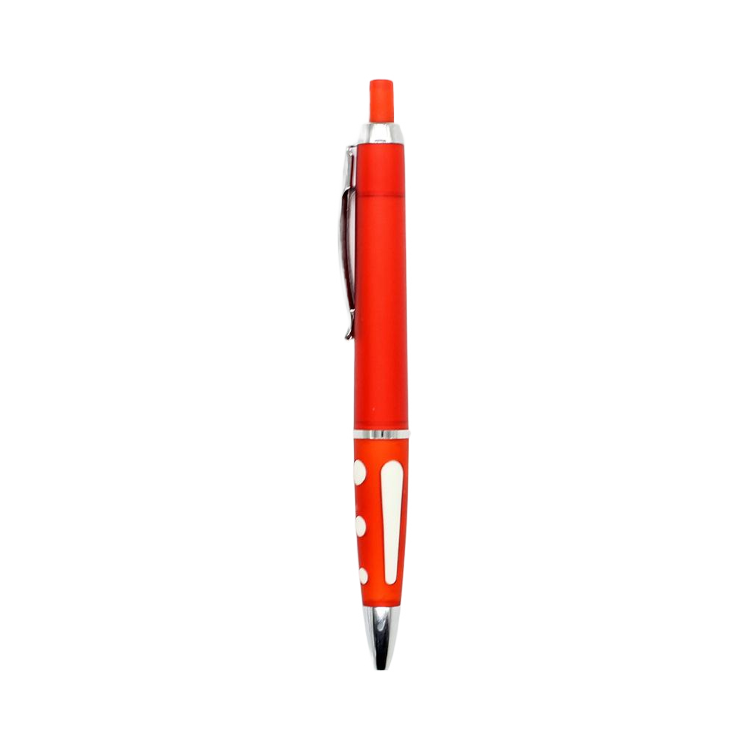 Erasable Retractable Plastic Ballpoint Pen W/ Metal Clip 6