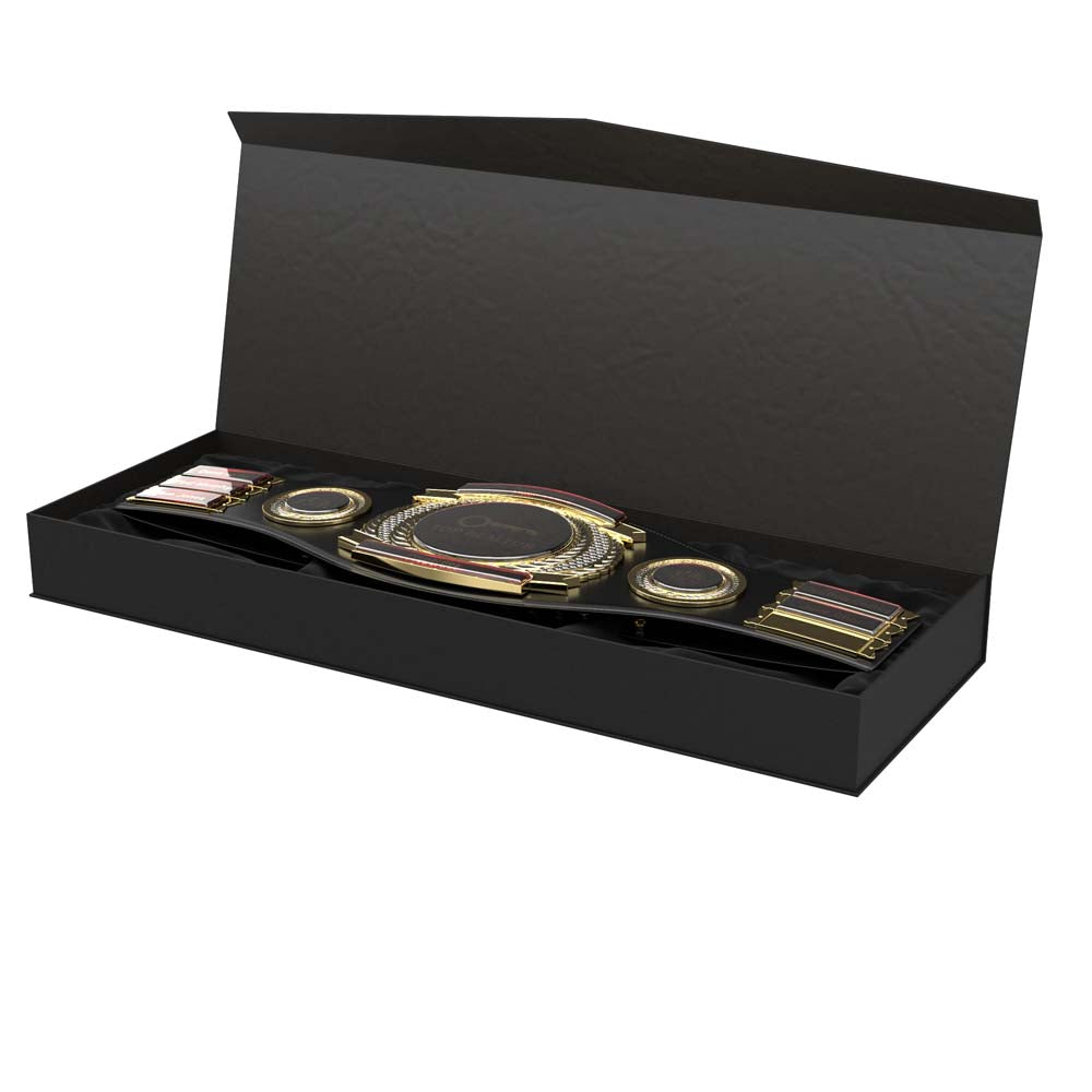 Championship Belt With Medallions And Name Plates 7