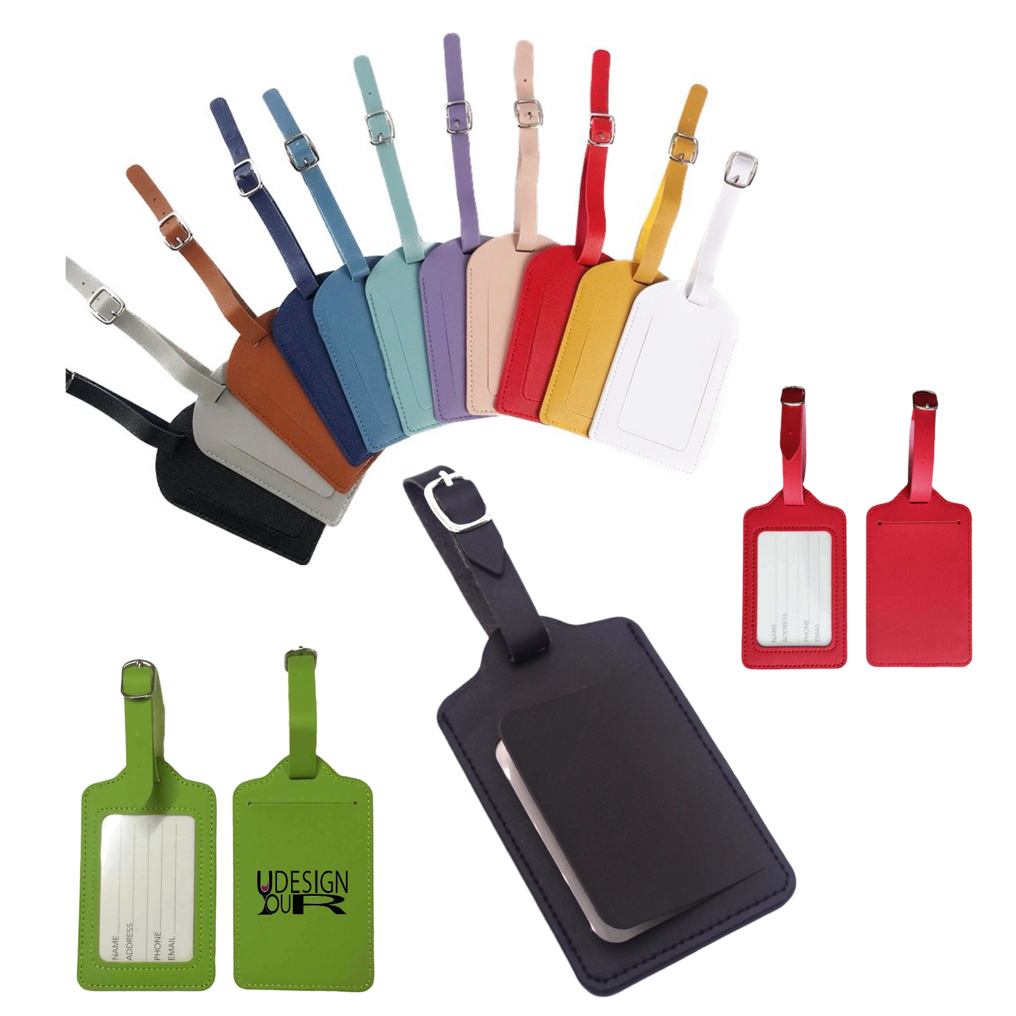 Classics Multi-colored PU Baggage tag