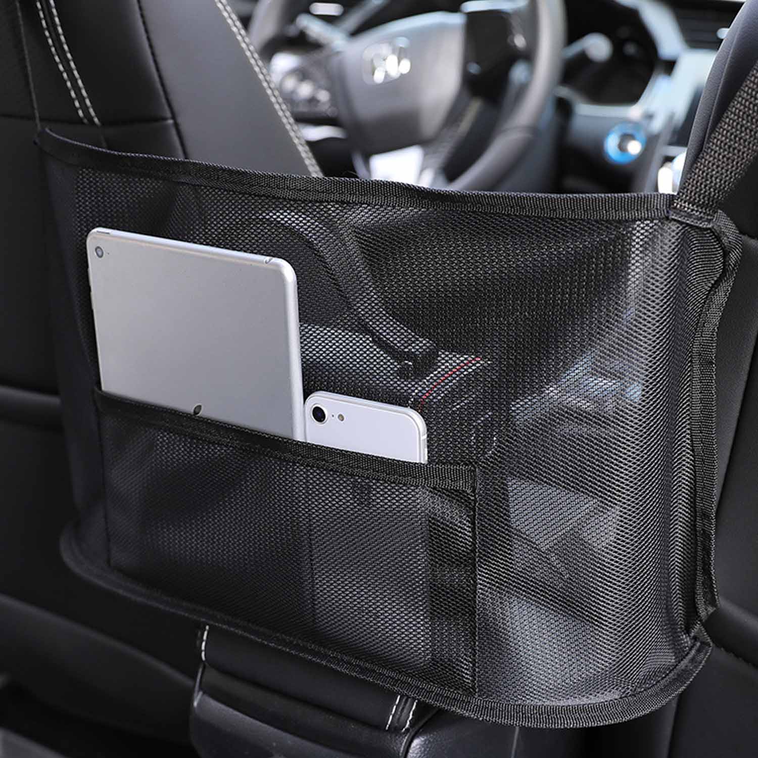 Double-Layer Square Car Storage Hanging Bag 6