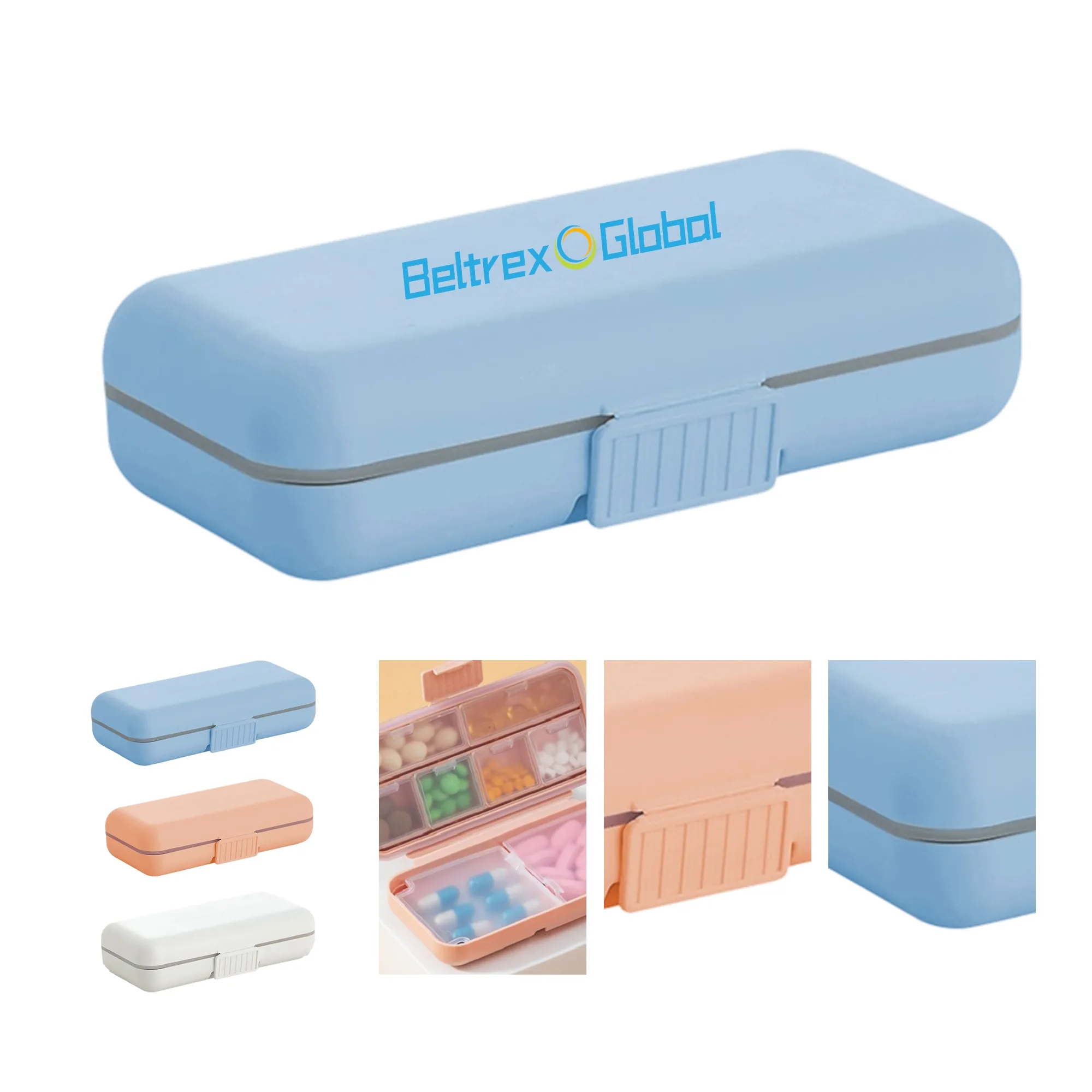 Small Pill Storage Box with Stylish Earphone Shape 6