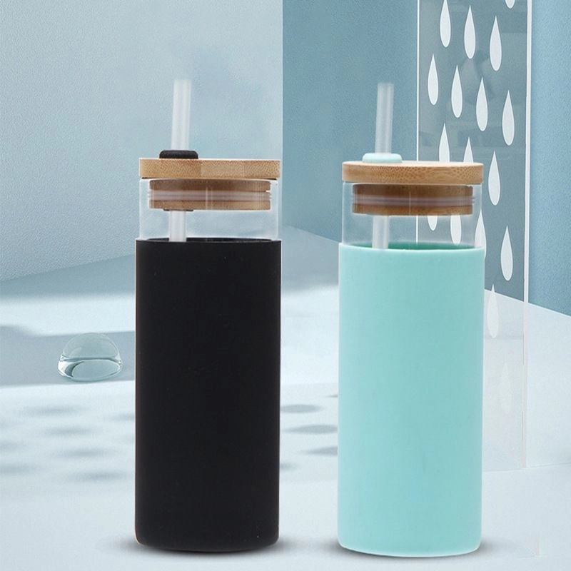 Glass Tumbler With Straw 3