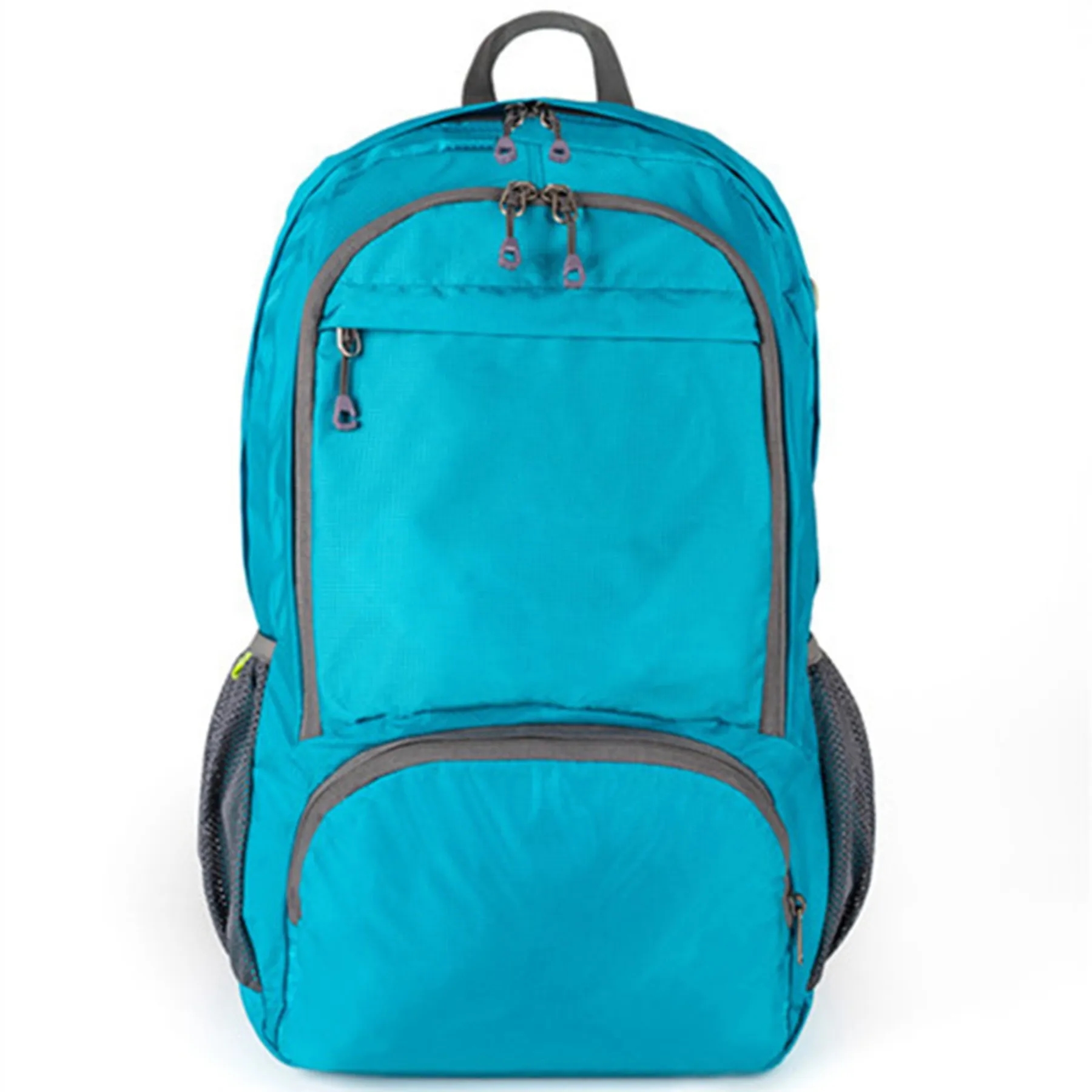 Waterproof Travel Foldable Laptop Backpack with Mesh Pockets 8
