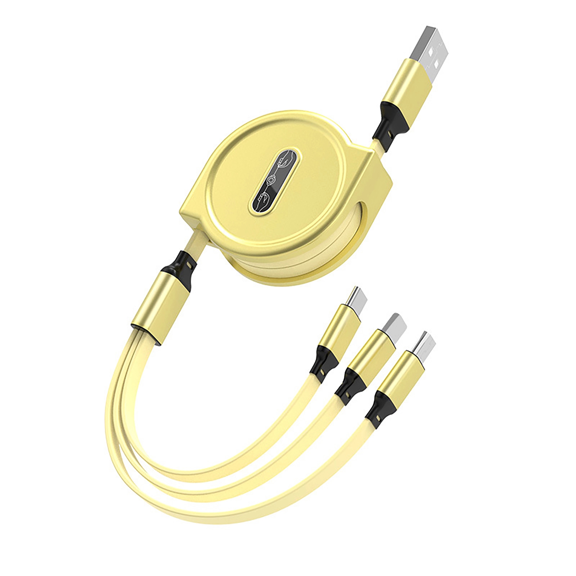 3 in 1 Retractable Charging Cord Cable 4