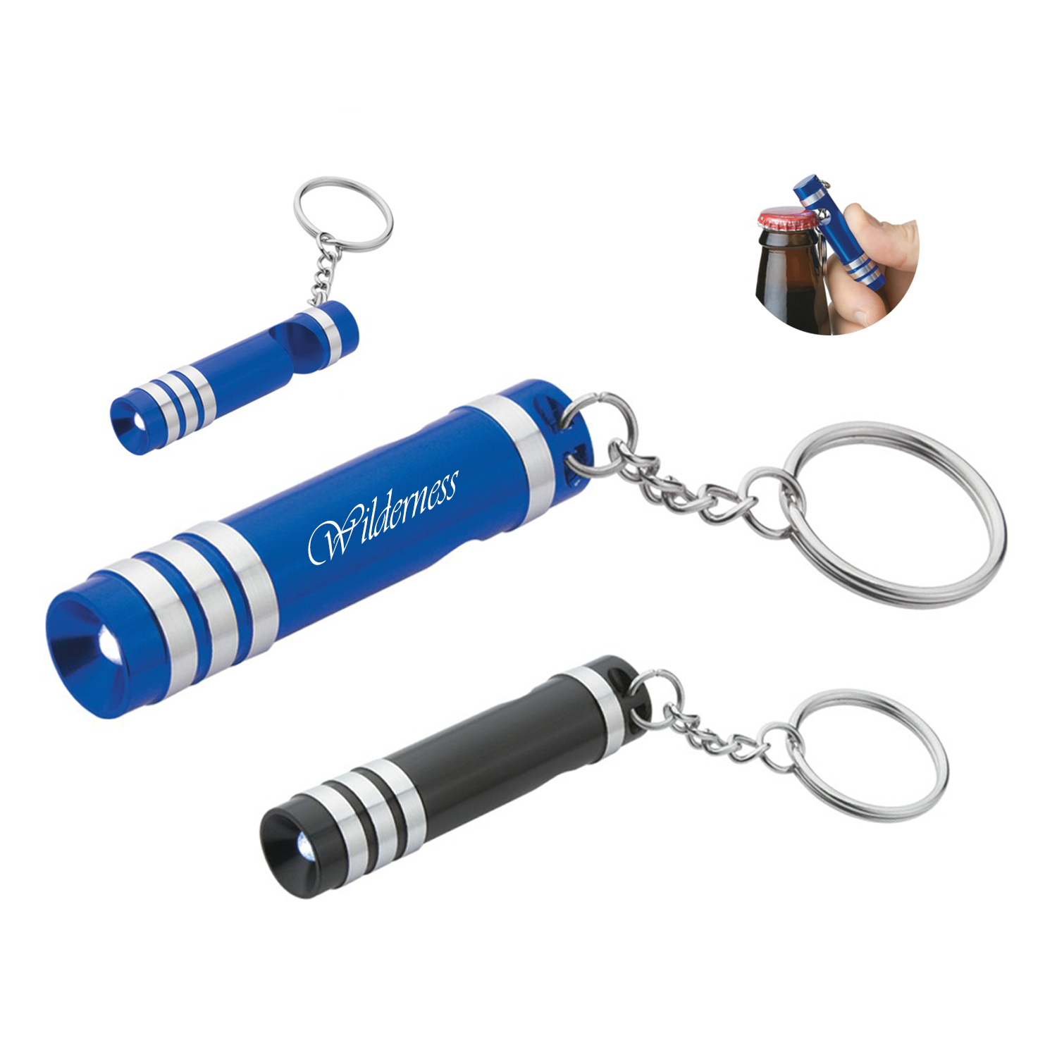 Aluminum LED Key Light With Bottle Opener 2