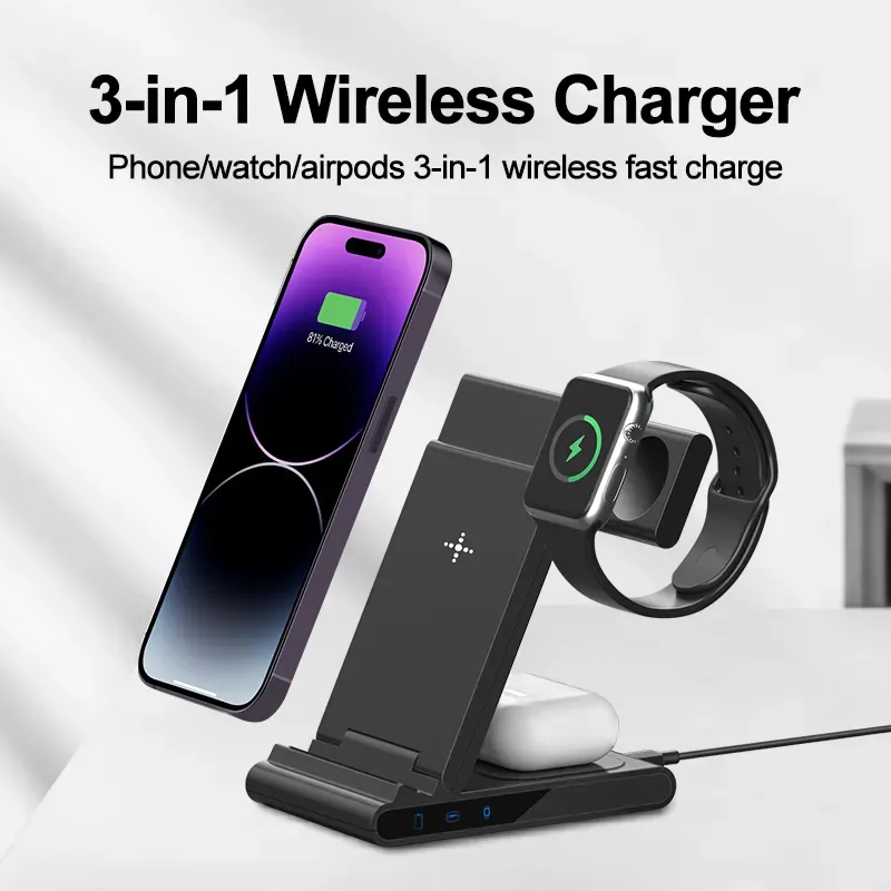 3 in 1 Wireless Charging Station for Multiple Devices 4