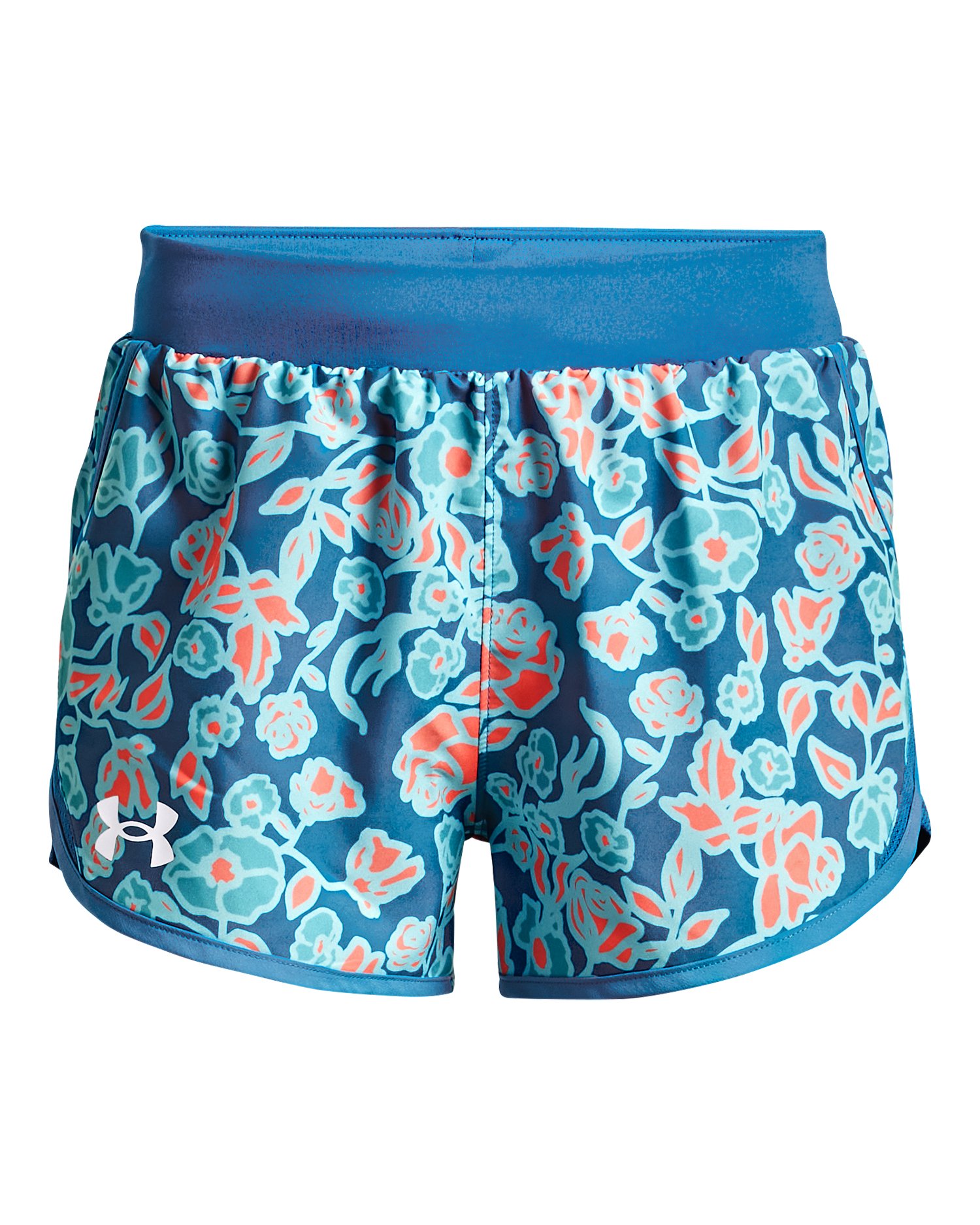 UA Fly-By Printed Girls' Shorts 12