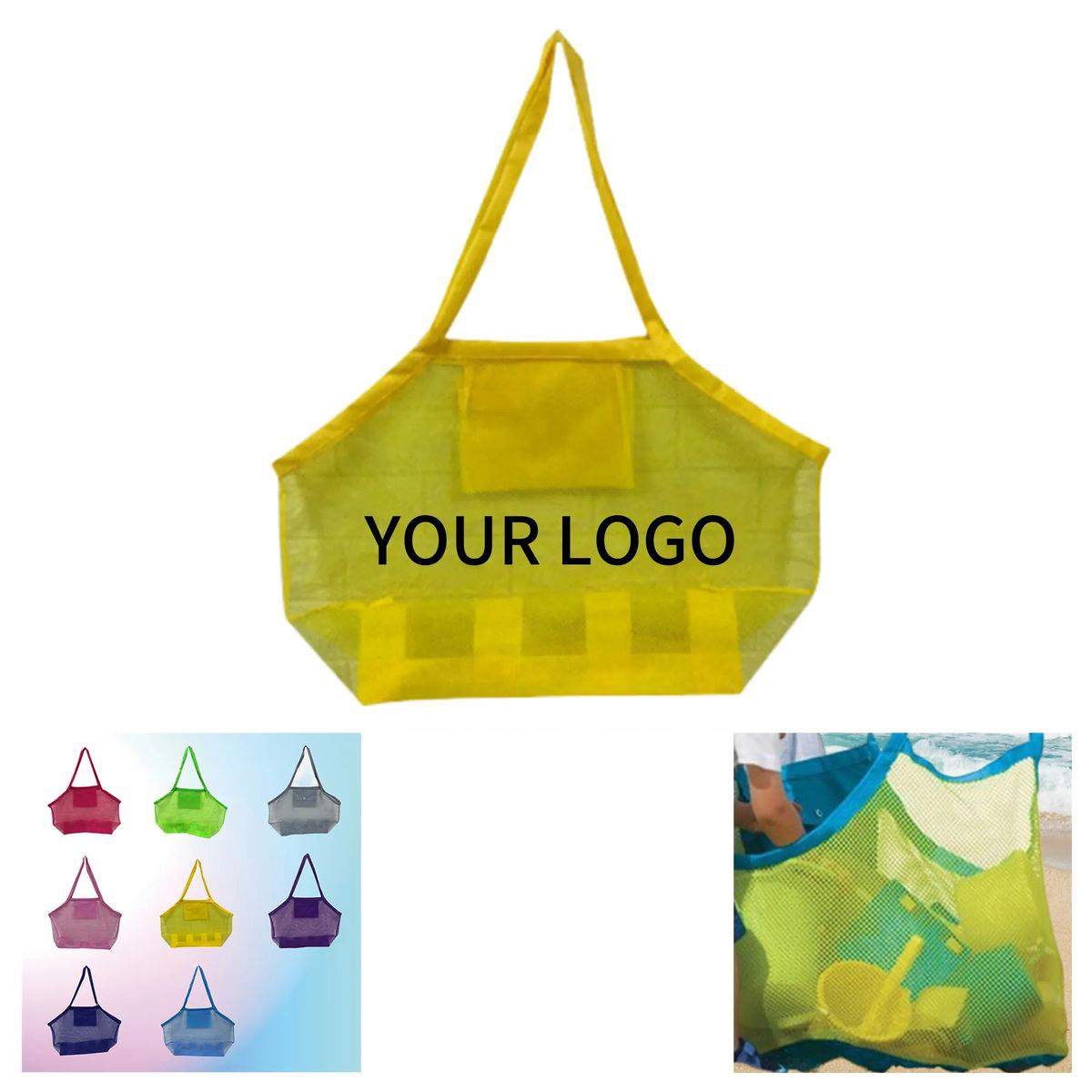 Durable Beach Tote Bag 20 Inch for Pool or Picnic 3