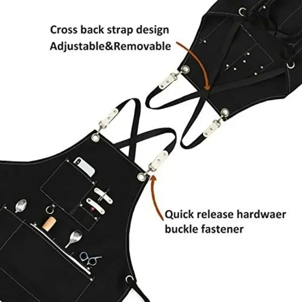 Canvas Work Apron with Heavy Duty Utility Tool Belt 18