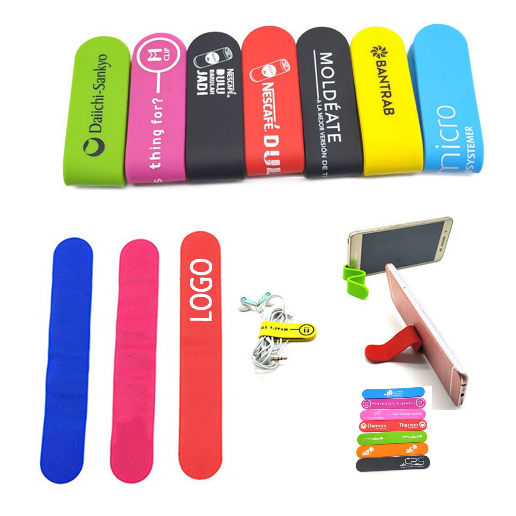 Silicone Magnetic Cable Clips Cord Organizers 2