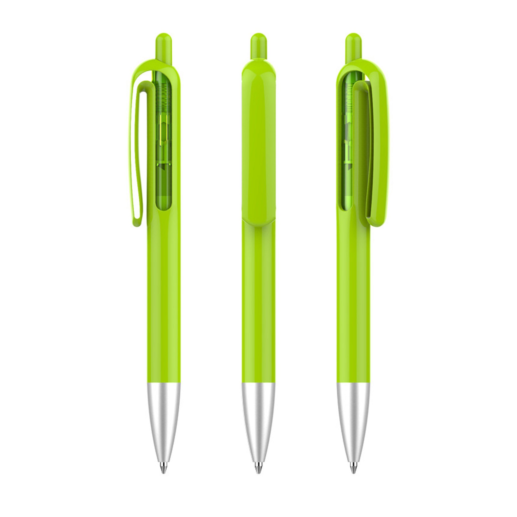 Push-Button Ballpoint Pen Made Of Plastic 2