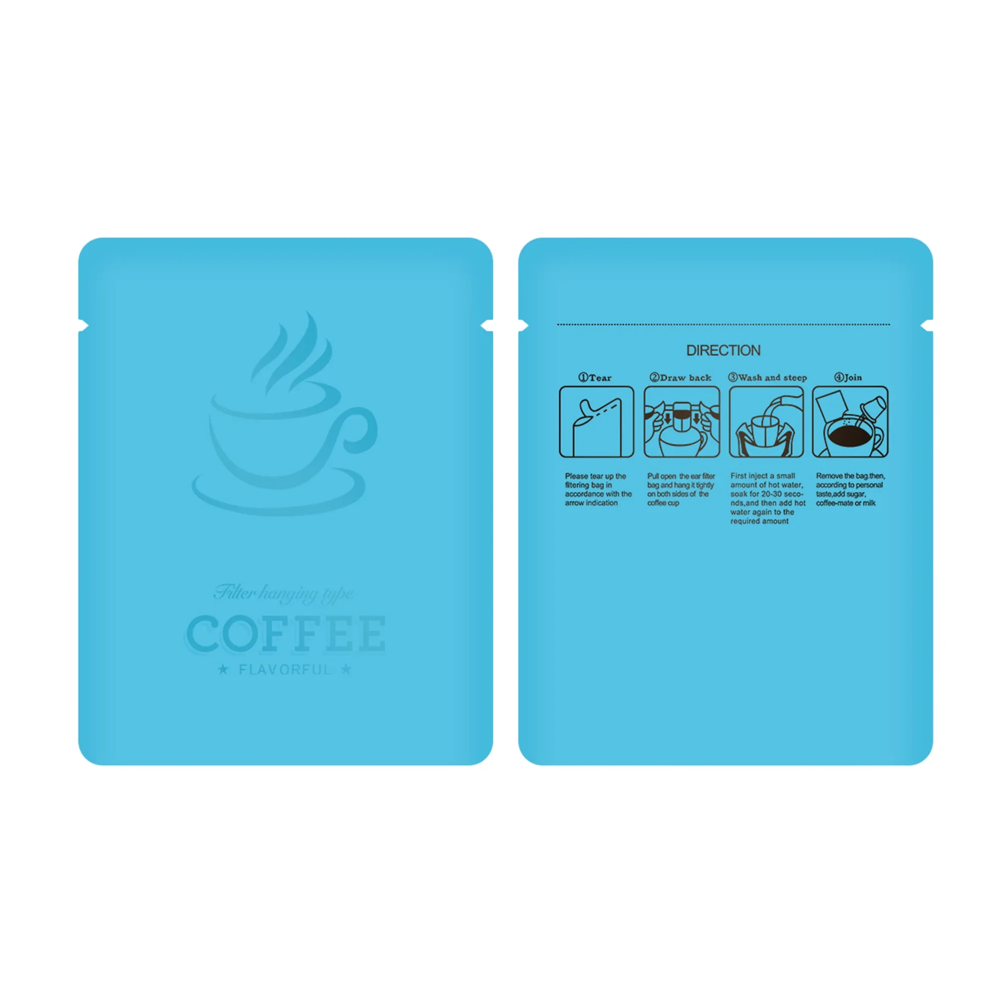 Multifunctional Hanging Ear Coffee Nut Packaging Bag 8