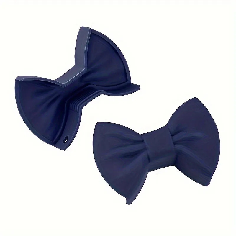 Heat Resistant Silicone Bowknot Finger Clip 2