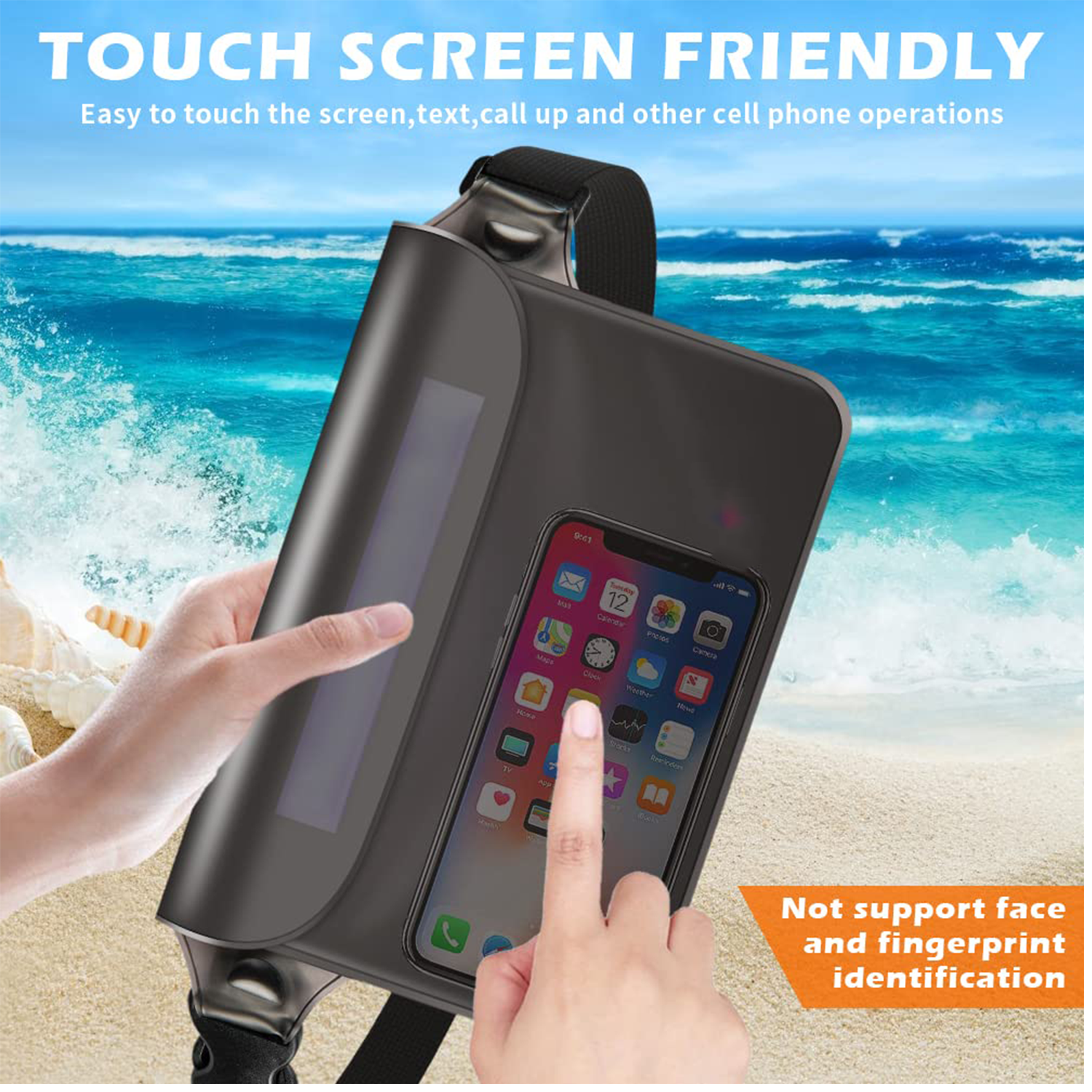 TPU Waterproof Phone Pouch Fanny Pack 3