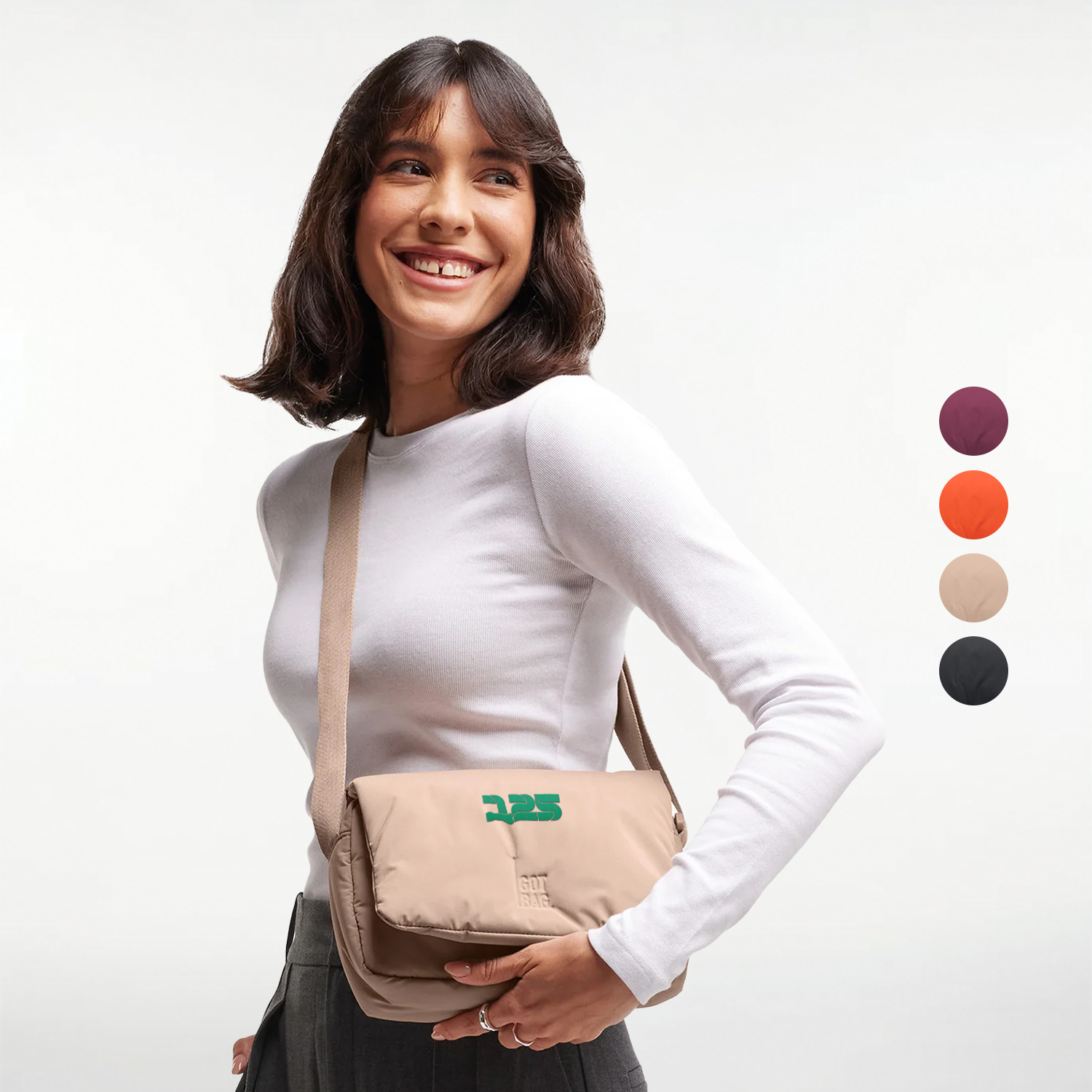 GOT BAG® Cloud – GOTS Certified Ocean Plastic Crossbody Bag 4