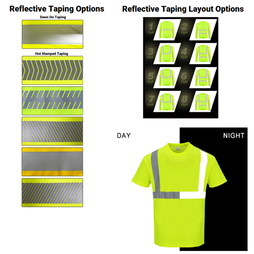 VISIPRO Short Sleeve Reflective Safety T-Shirt with Pocket - 2