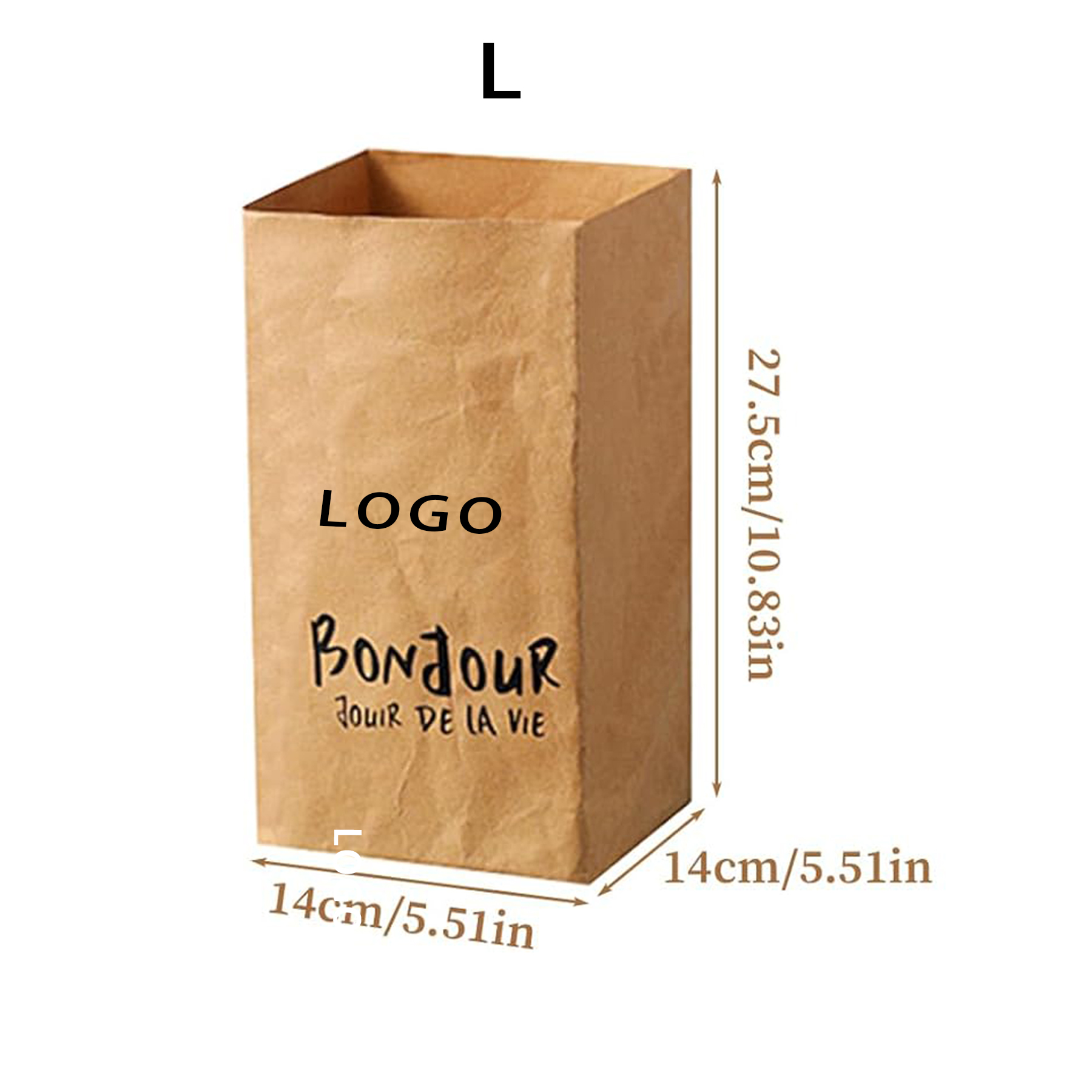 Washable Kraft Paper Bags 2