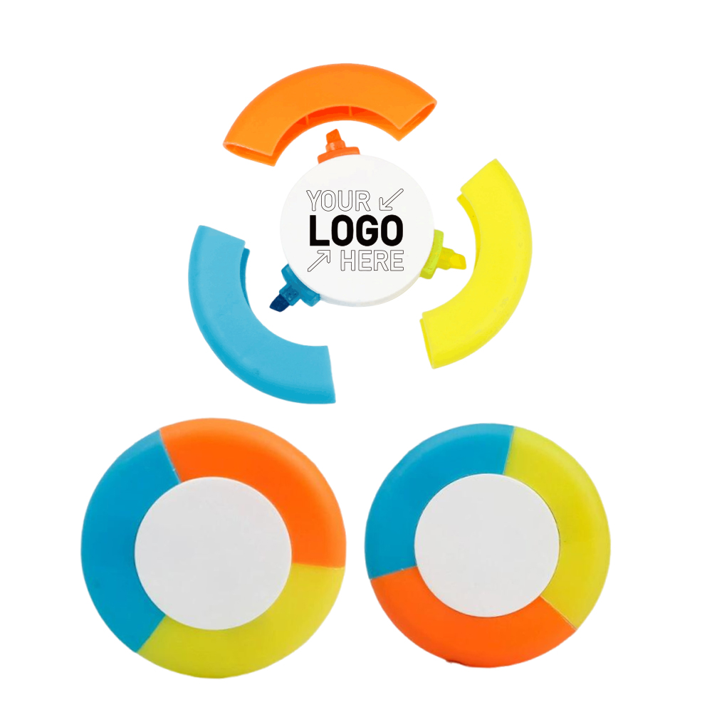 Round Shape Highlighter Pens