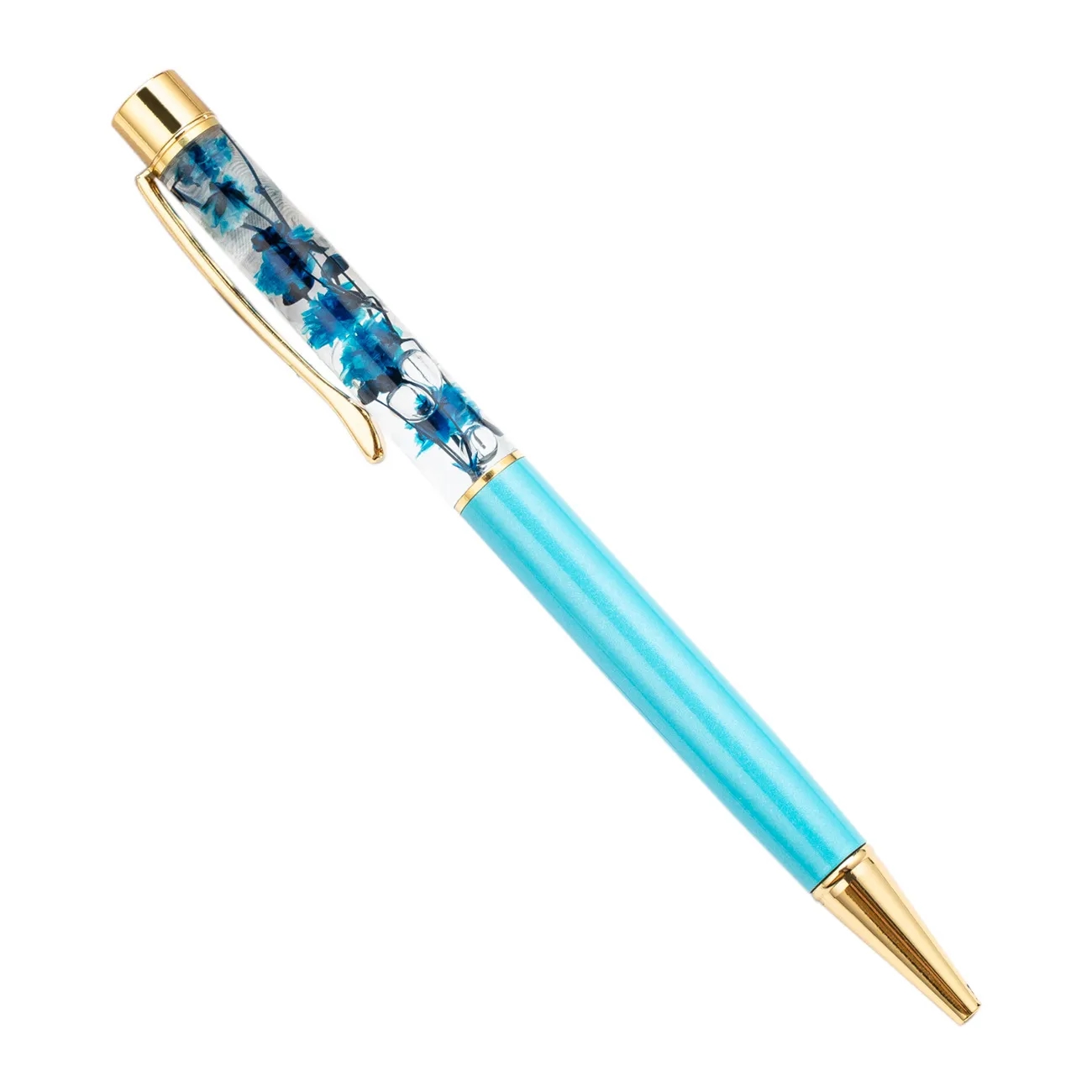 Dried Flower Metal Ballpoint Pen 1