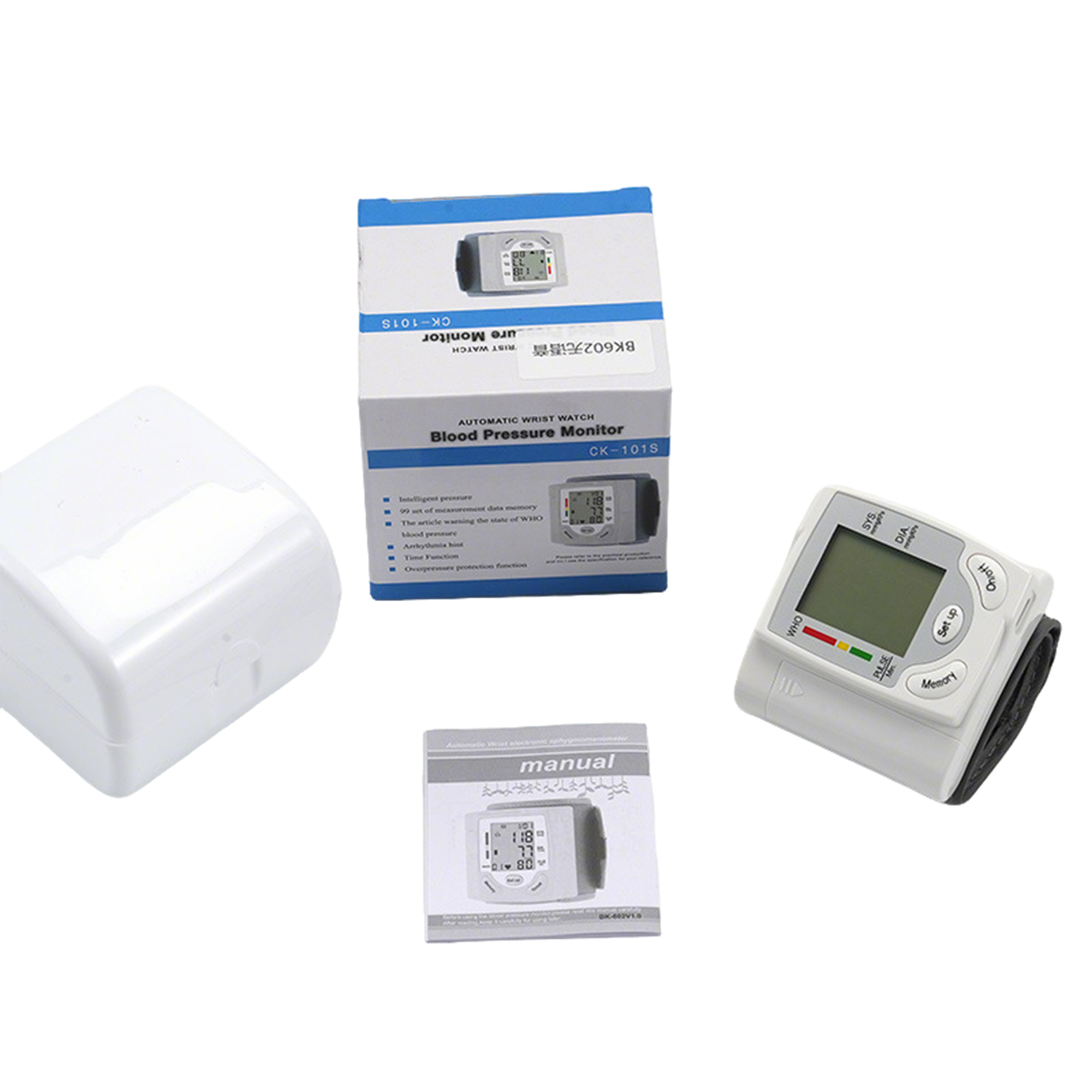 Digital Wrist Blood Pressure Monitor With LCD Display 2