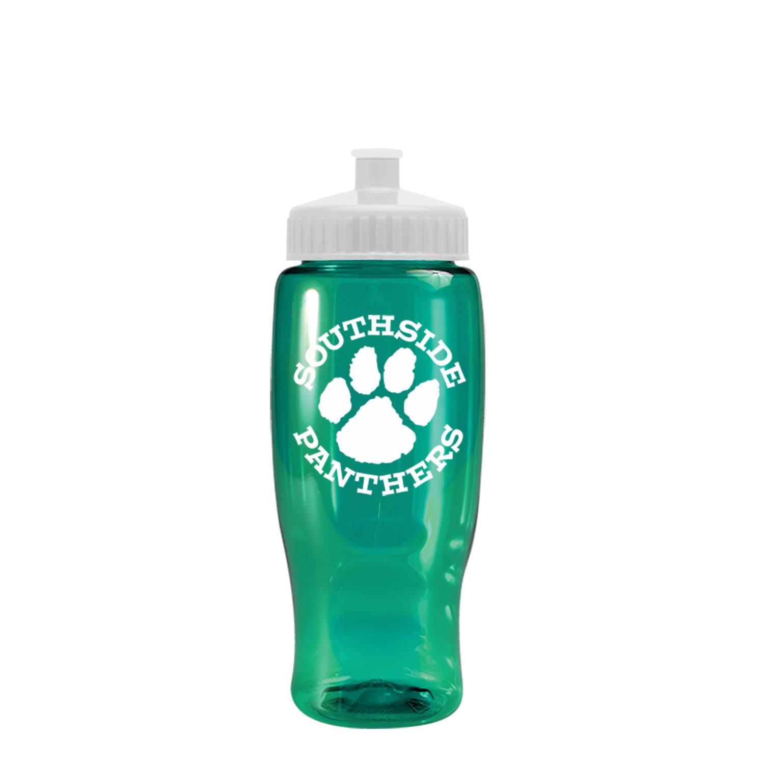 Poly-pure - 27 oz. Transparent Bottle with Push pull