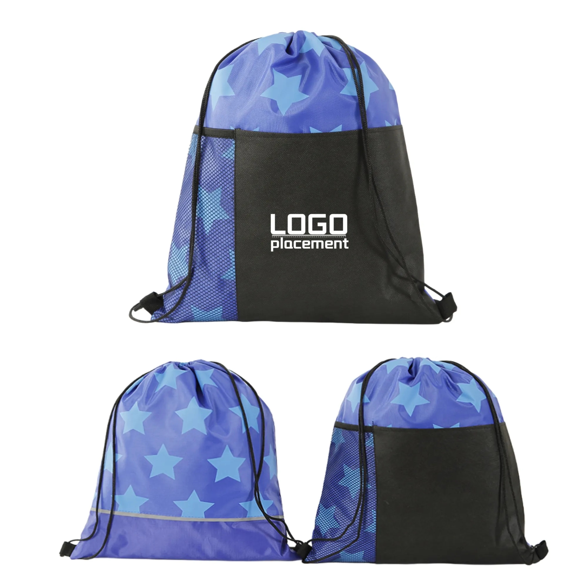 Etched Pocket Drawstring Sportpack