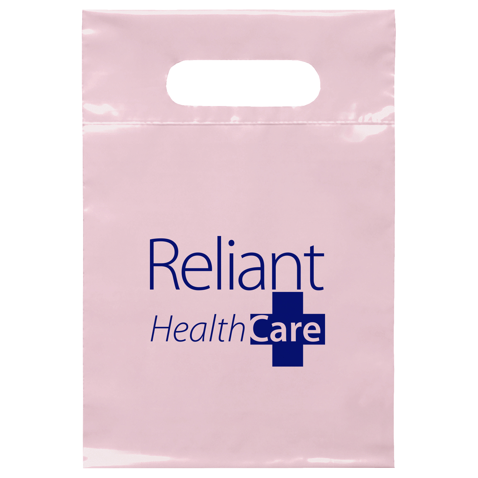 Die Cut Handle Bag - 7W x 10 1/2H - Flexo Ink Print 27