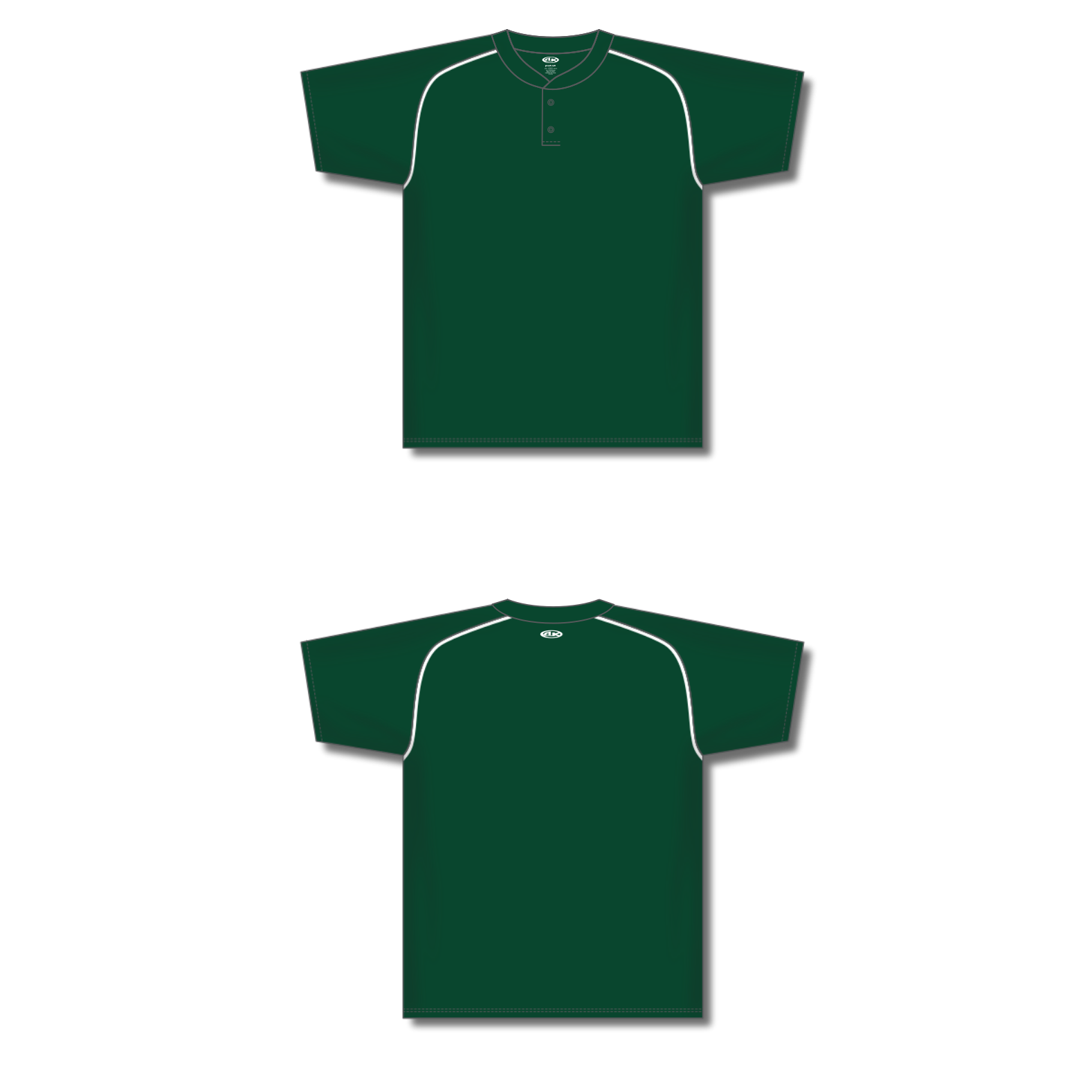 Two Button Baseball Jerseys BA1344-G01 37
