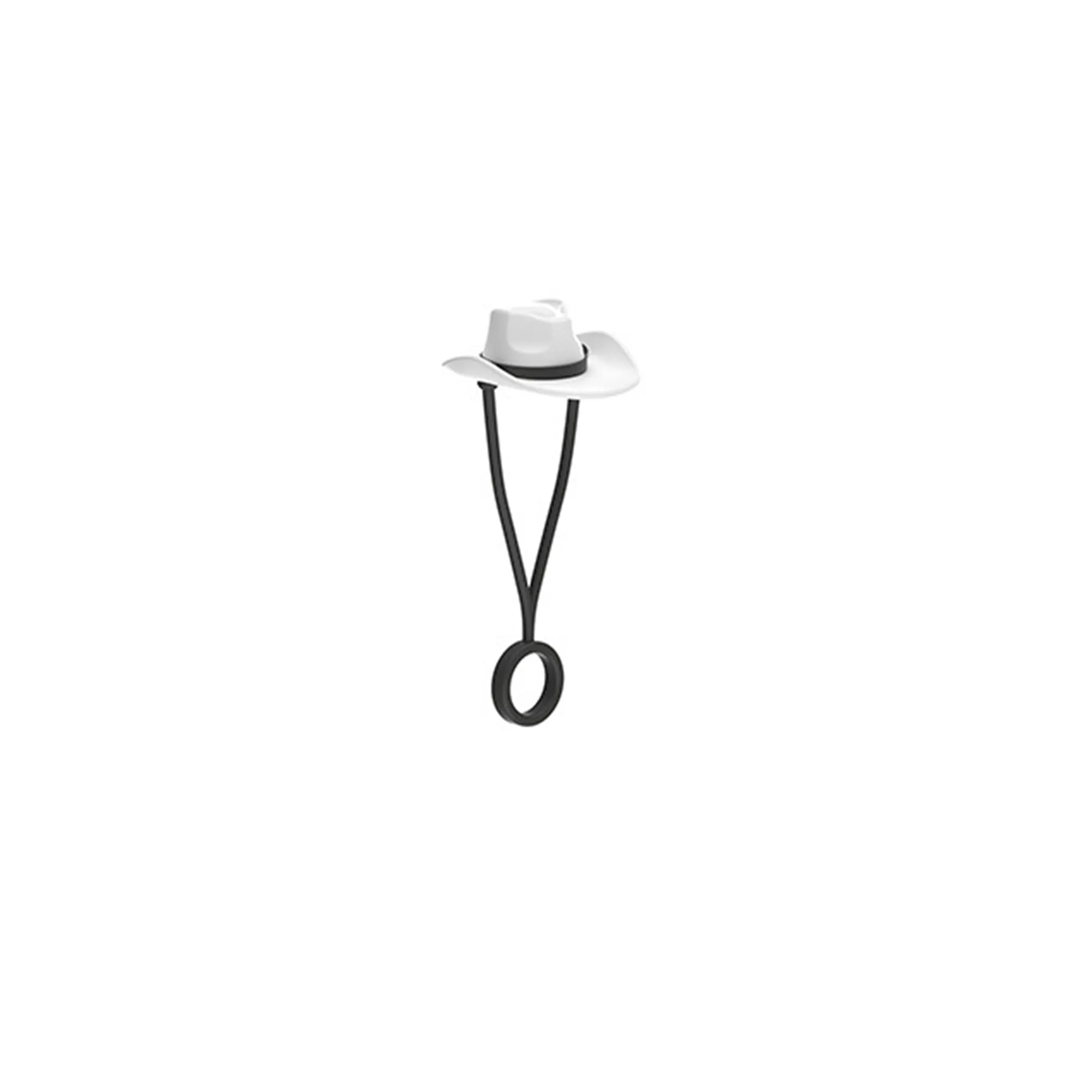 Silicone Cowboy Hat Reusable Straw Tip Cover 6