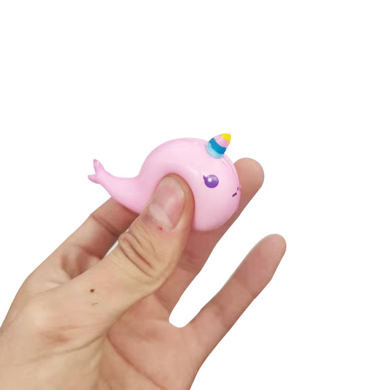 Mini Narwhal Squeeze Toy Stress Reliever 7