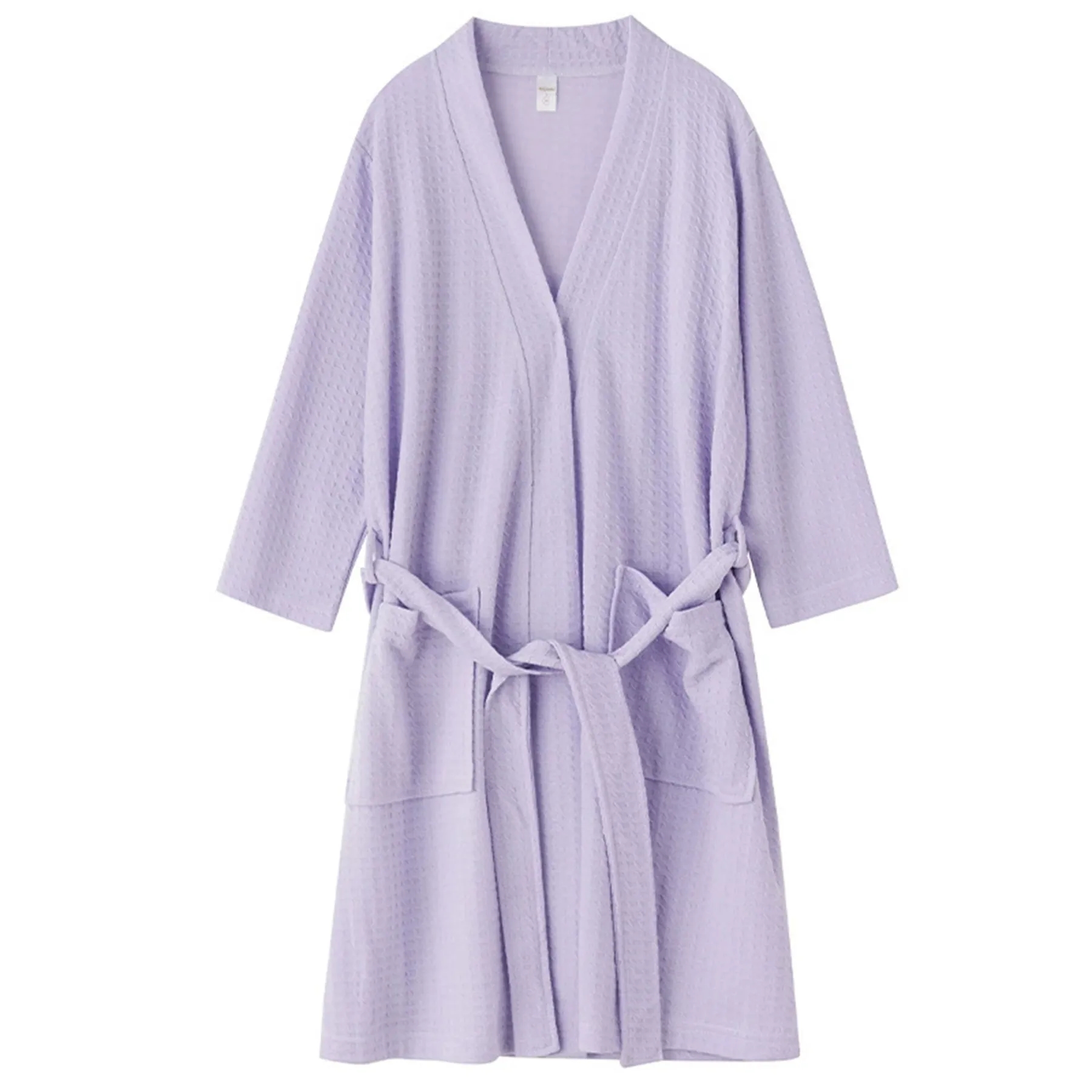 Waffle Weave Bath Robe 3