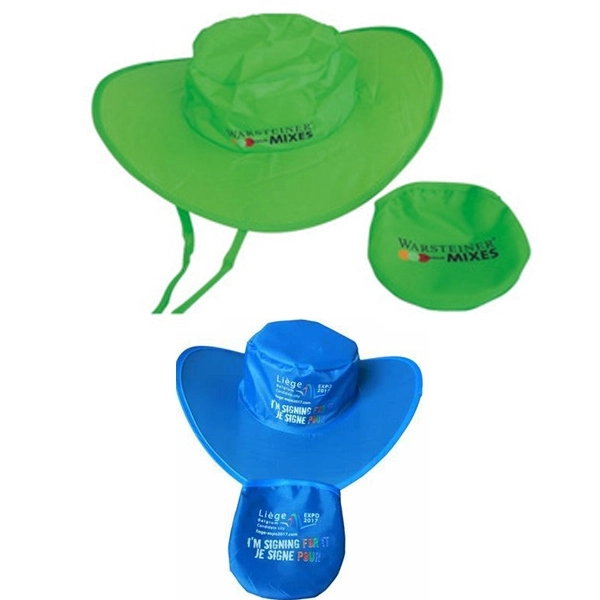 Promotional Foldable Cowboy Hat With Pouch 1