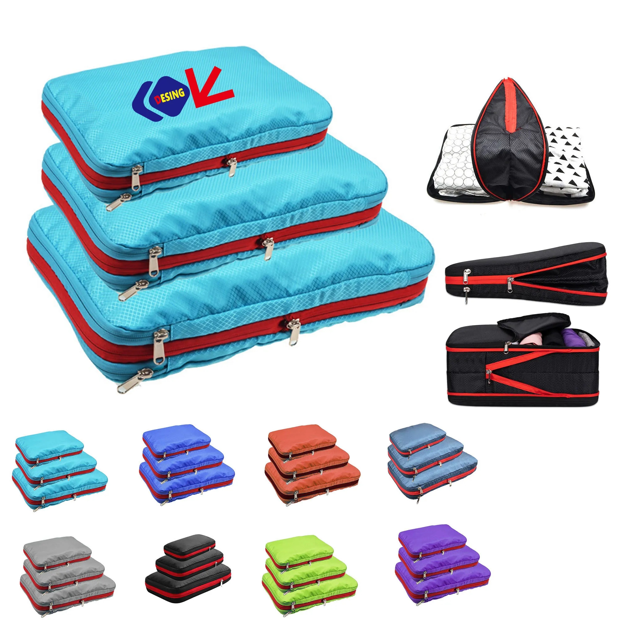 Travel Accessory Luggage Suitcase Packing Organization Cube 8