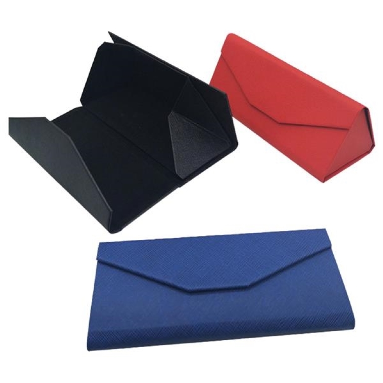 Solid Color Magnetic Folding Glasses Case 3
