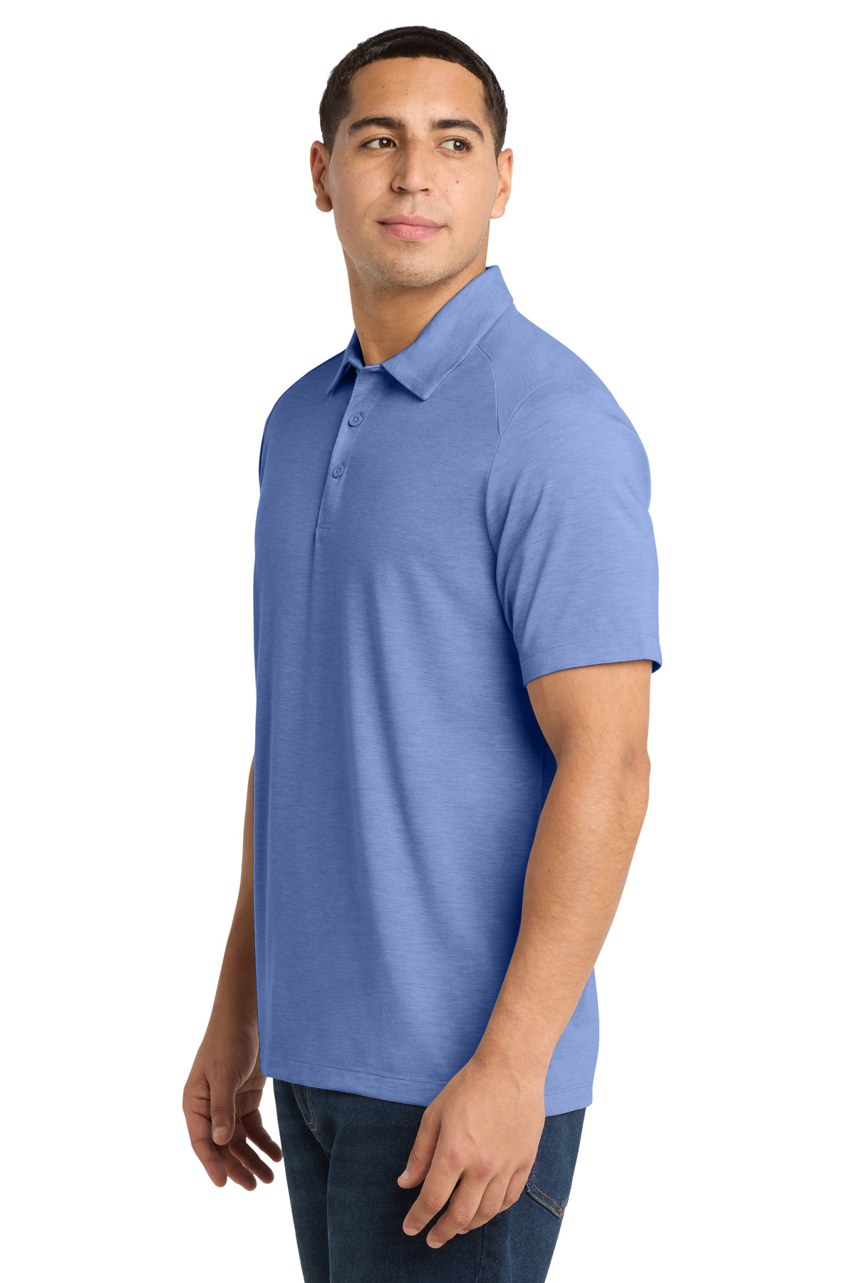 Sport-Tek PosiCharge Tri-Blend Wicking Polo. ST405 25