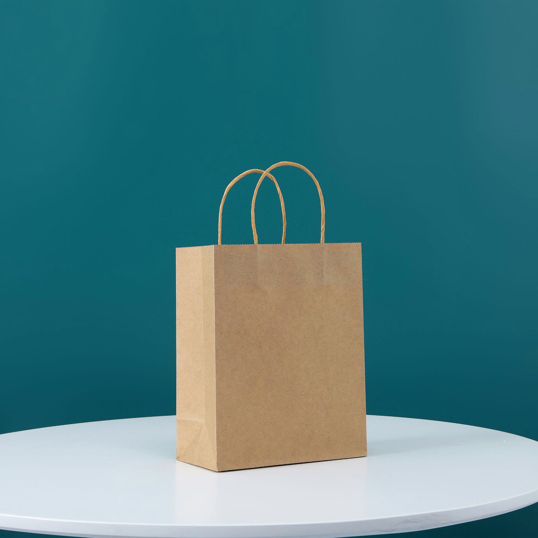 Small Handle Paper Lunch Bags 3