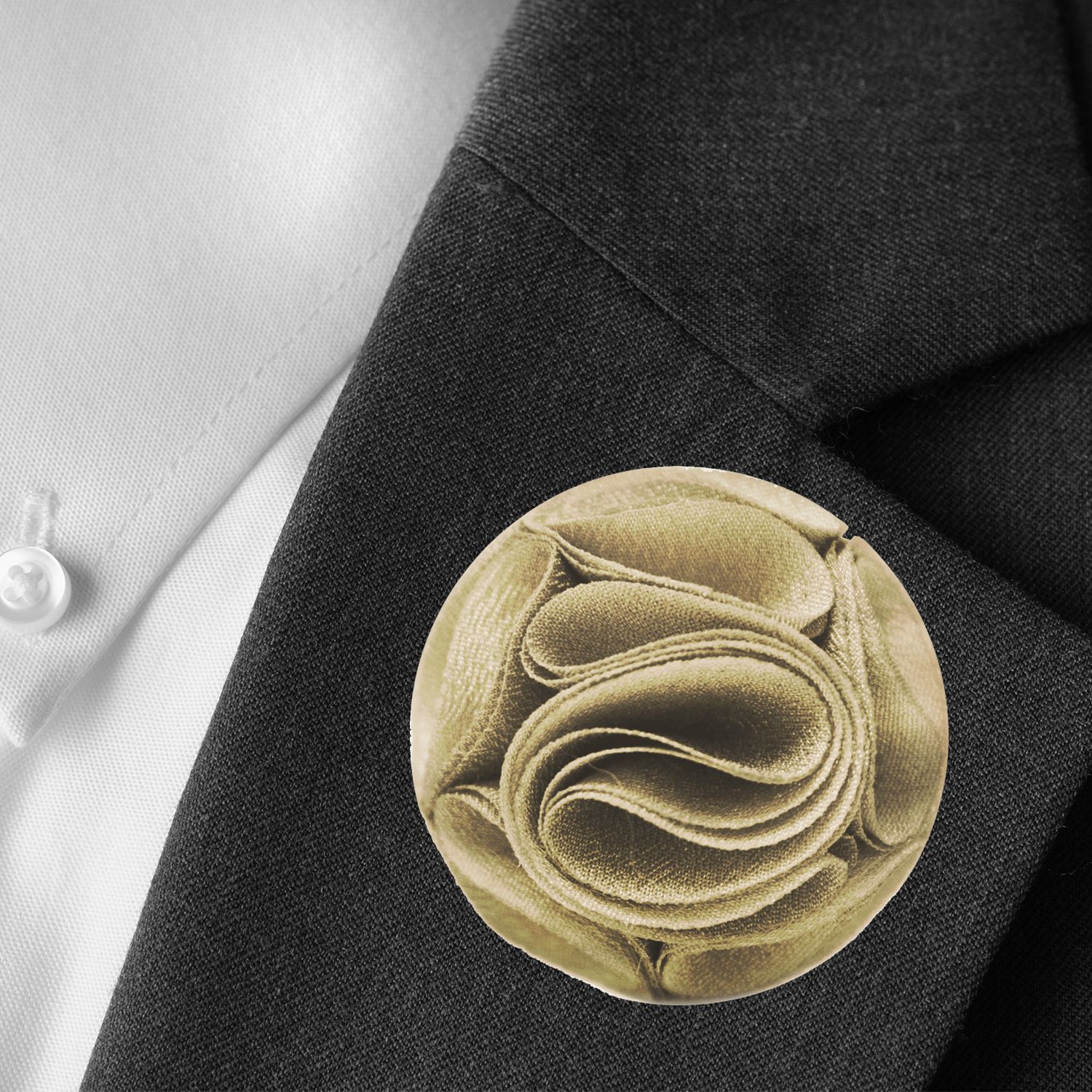 Ivory Floral Pin 2