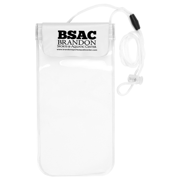 "Truckee" Clear Touch Through Water-Resistant Cell Phone and Accessories Carrying Case 36
