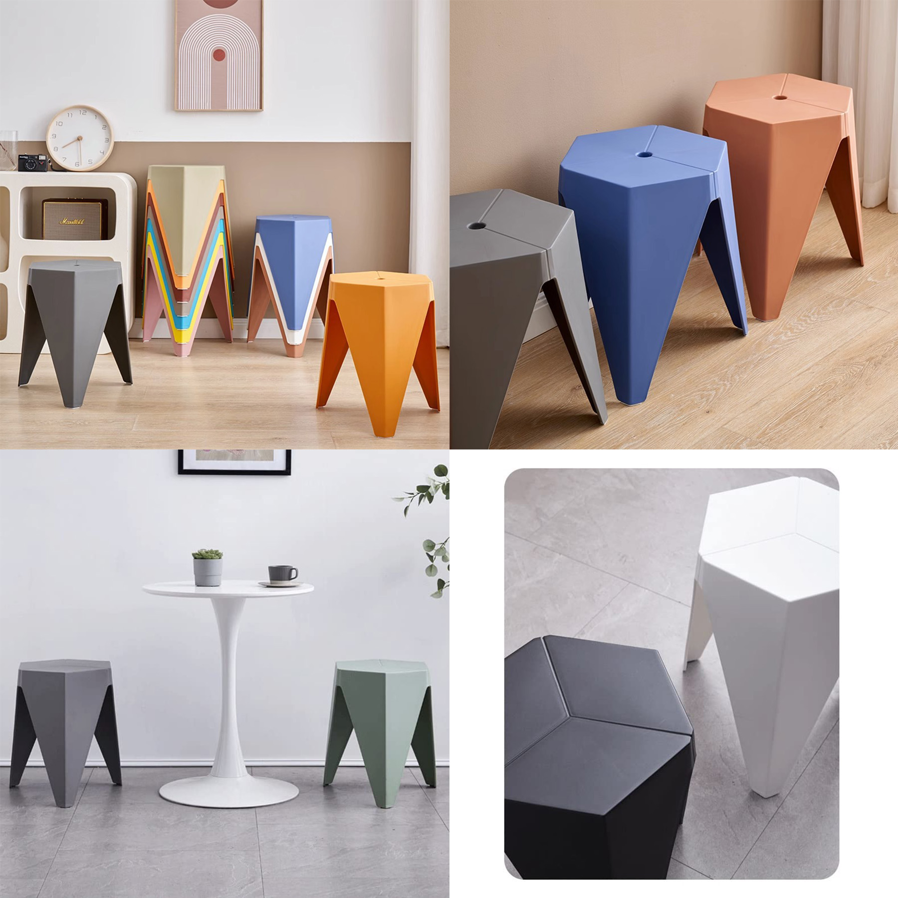 Non Slip Thickened Small Stools 3