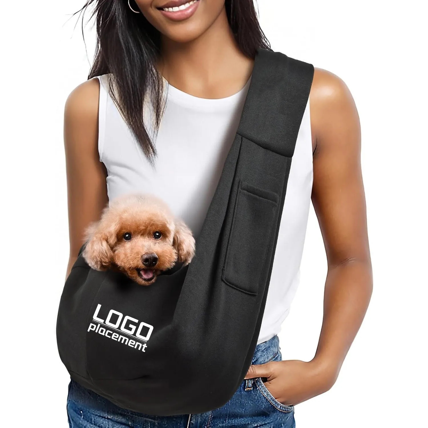 Portable Breathable Pet Sling Bag For Dogs And Cats
