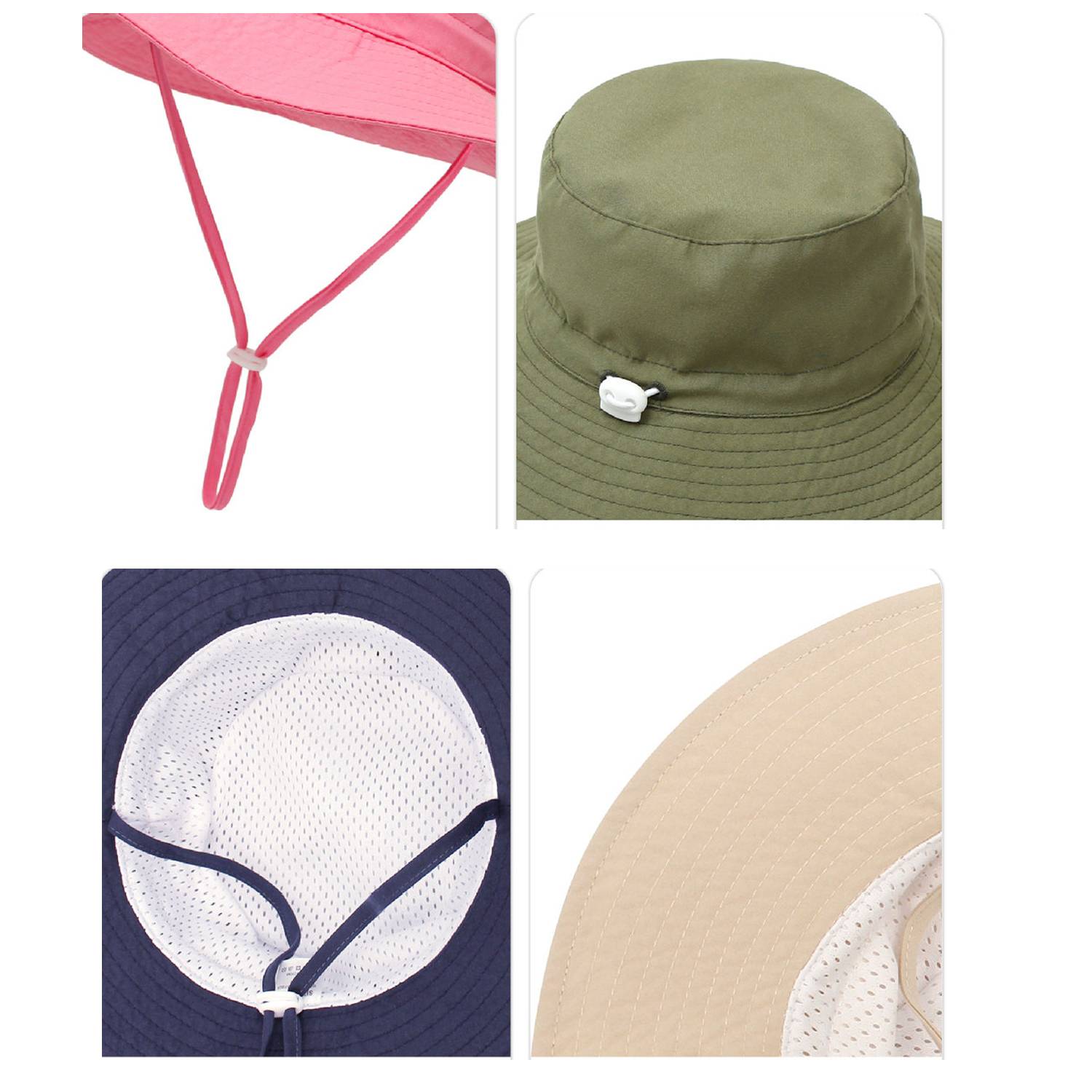 Toddler Adjustable Sun Protection Bucket Hat 2