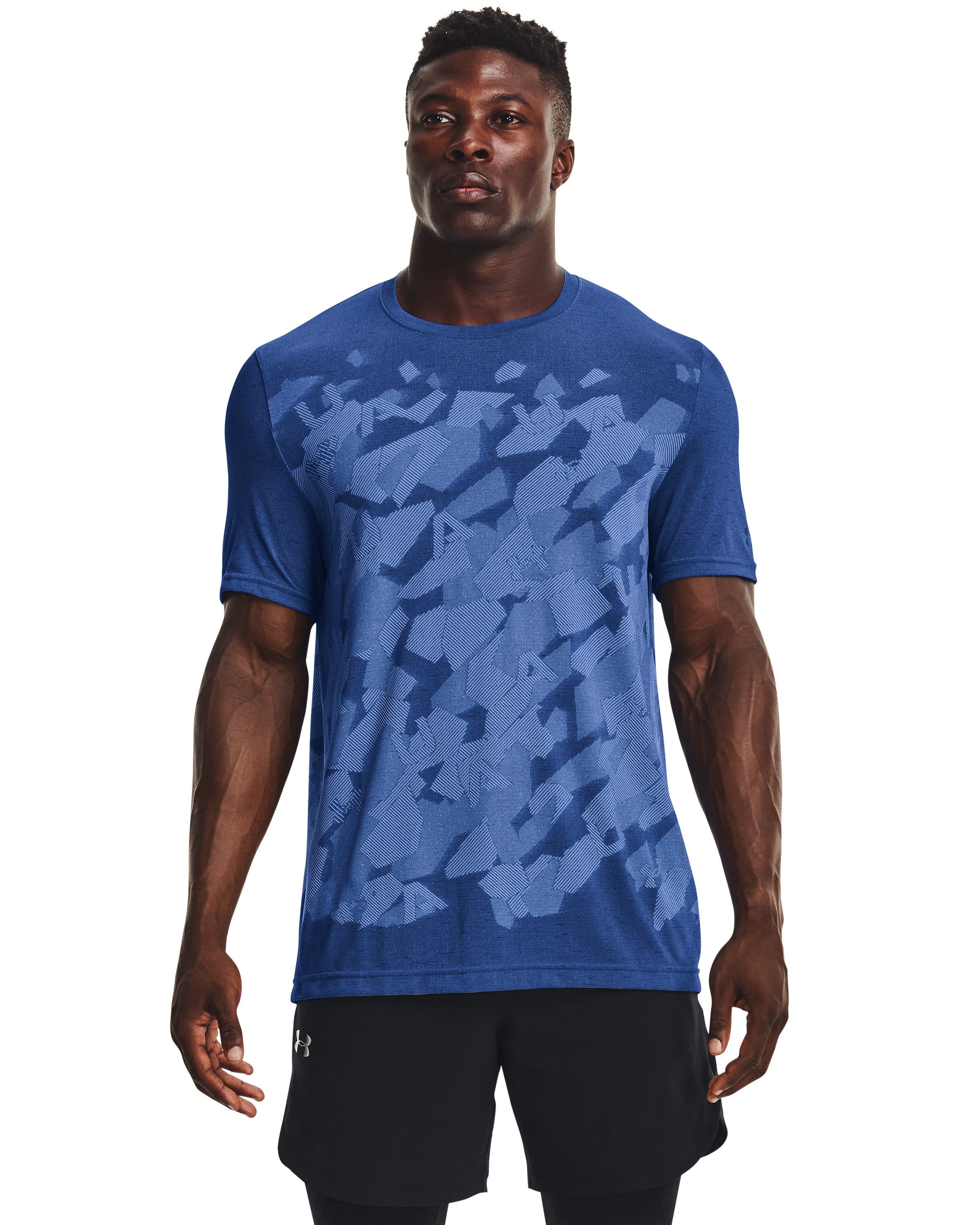 Men's UA Seamless Camouflage Short Sleeve 4