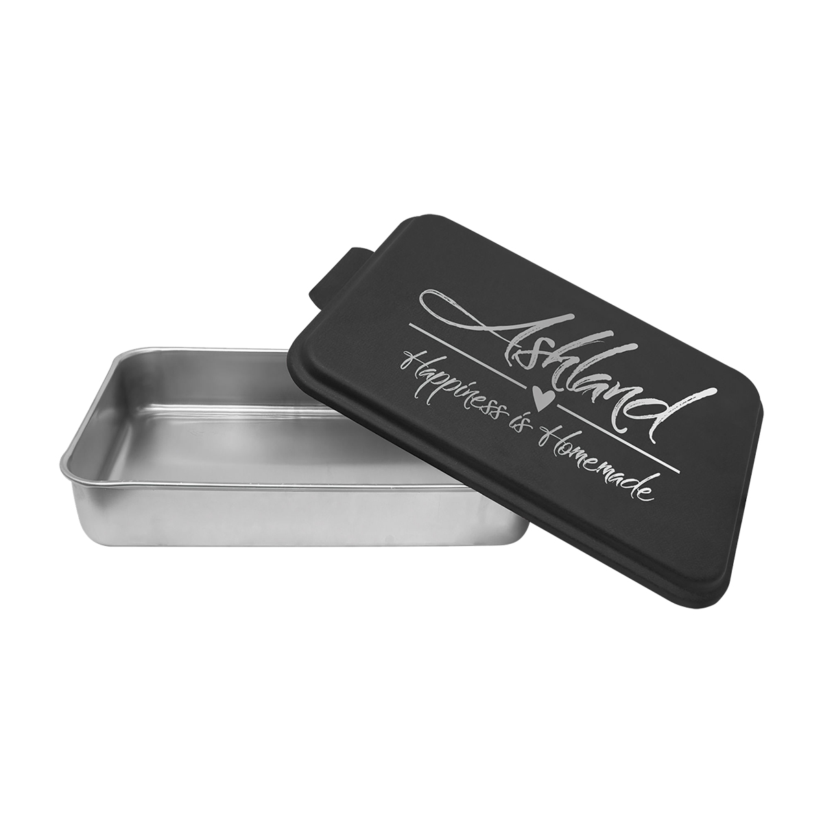 9" x 13" Aluminum Cake Pan with Black Lid